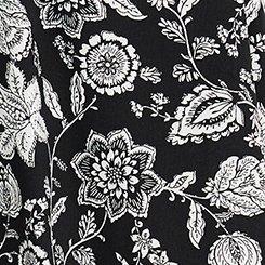 V-Neck Mini Dress, TRACY BANDANA BLACK, swatch