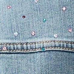 Rhinestone Denim Crop Vest, DOWN TO EARTH, swatch