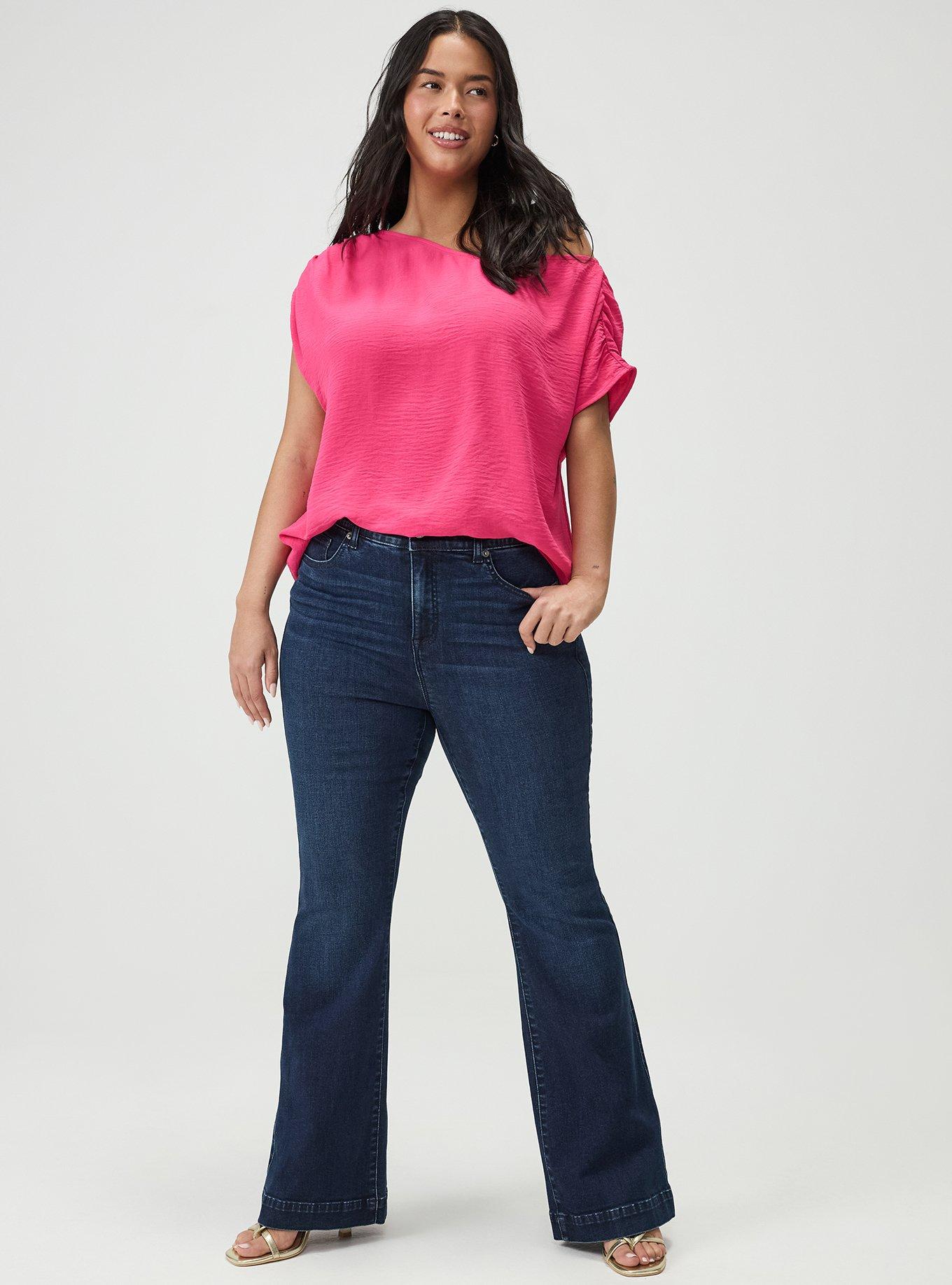 Off-Shoulder Top, BEETROOT PURPLE, alternate