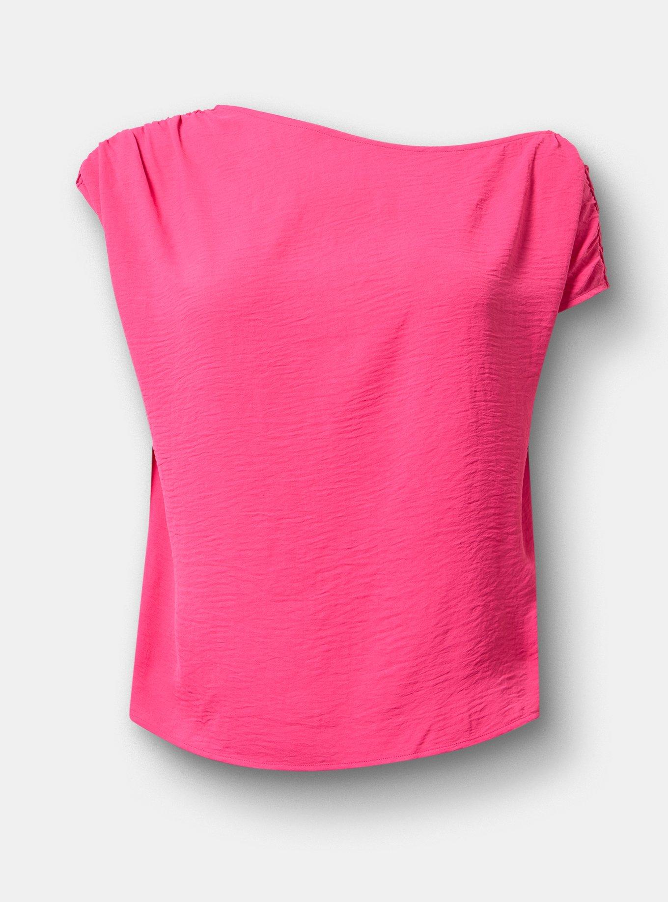 Off-Shoulder Top, BEETROOT PURPLE, hi-res