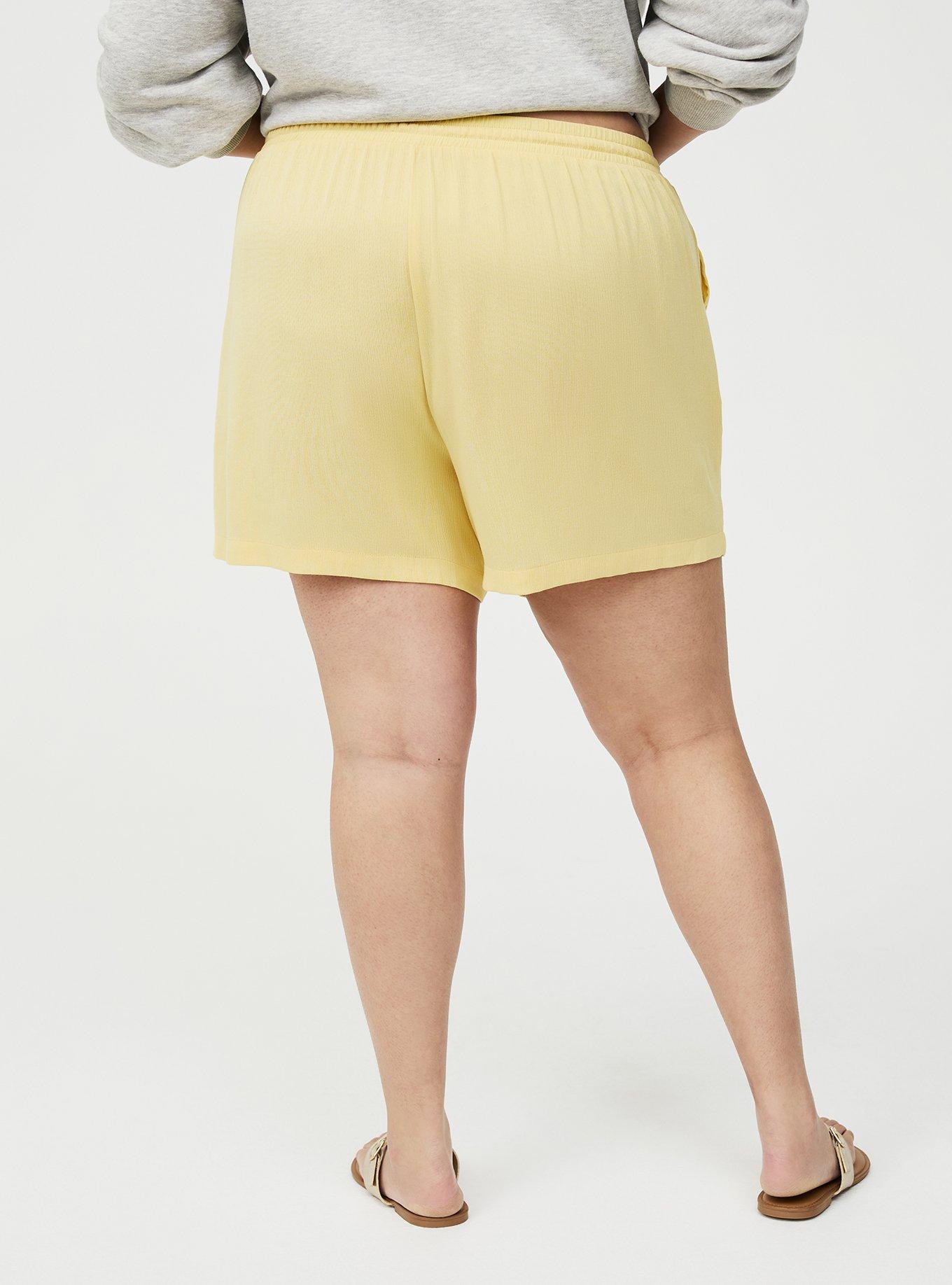 Pull On Gauze High Rise Short, SUNDRESS, alternate