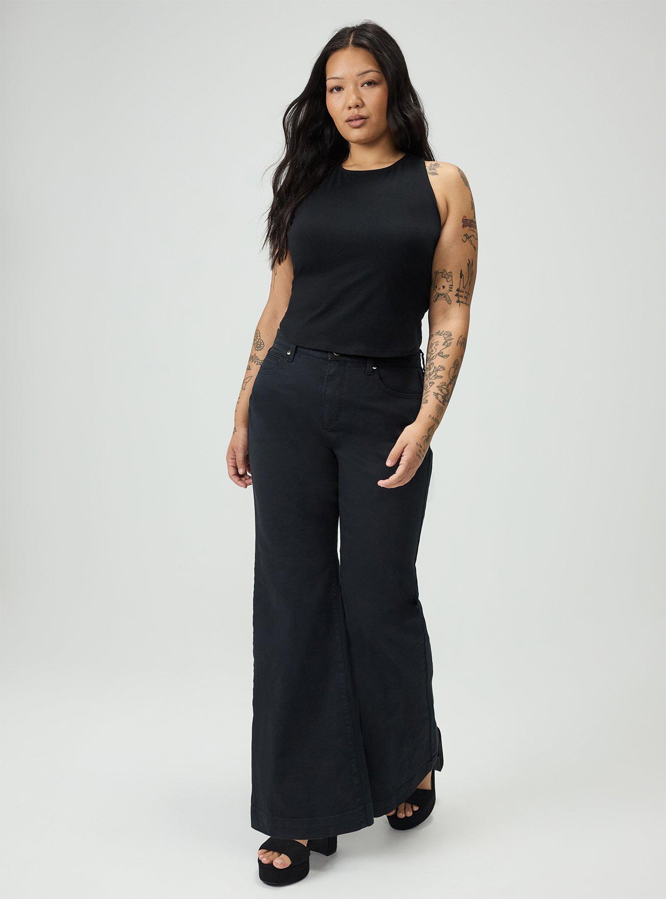 Plus Size - Foxy High Neck Lace-Up Tank - Torrid