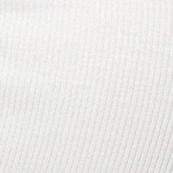 Plus Size Cotton Modal Rib Cinch Front Tube Top, BLANC DE BLANC, swatch