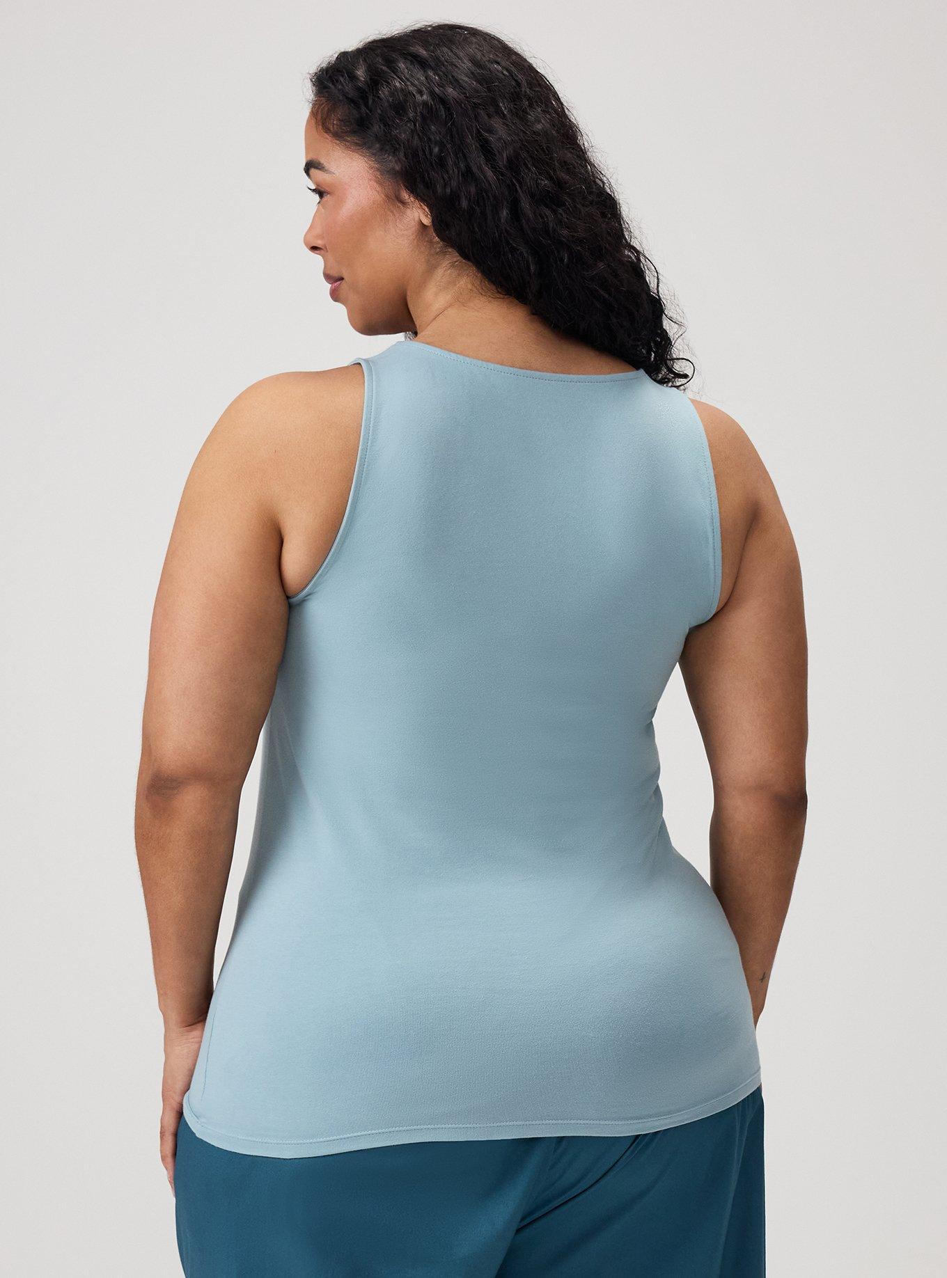 Foxy Scoop Hook & Eye Tank, STONE BLUE, alternate