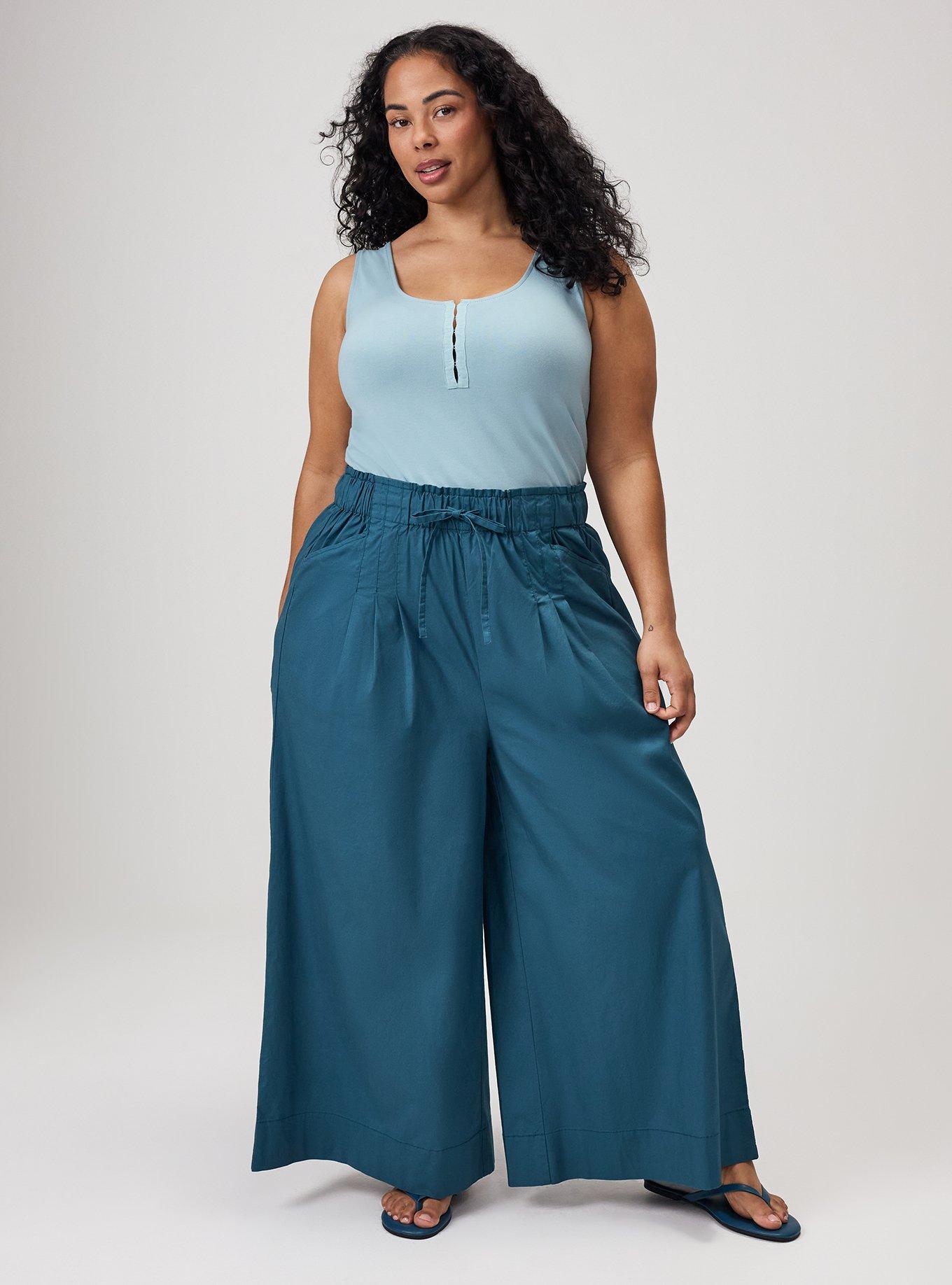 Foxy Scoop Hook & Eye Tank, STONE BLUE, alternate