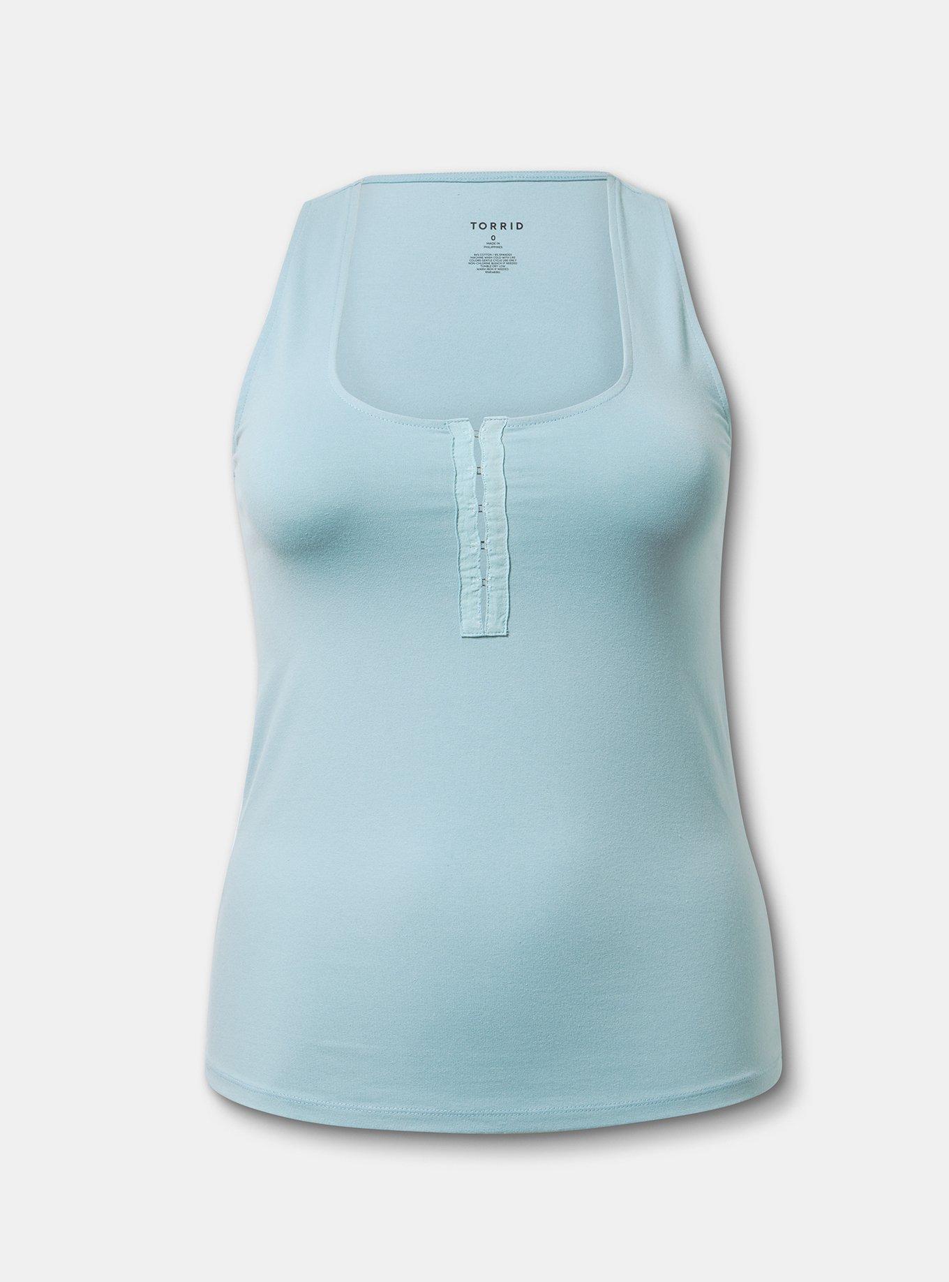 Foxy Scoop Hook & Eye Tank, STONE BLUE, hi-res