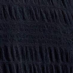 Nightfall Shoulder Ruffle Mini Dress, DEEP BLACK, swatch