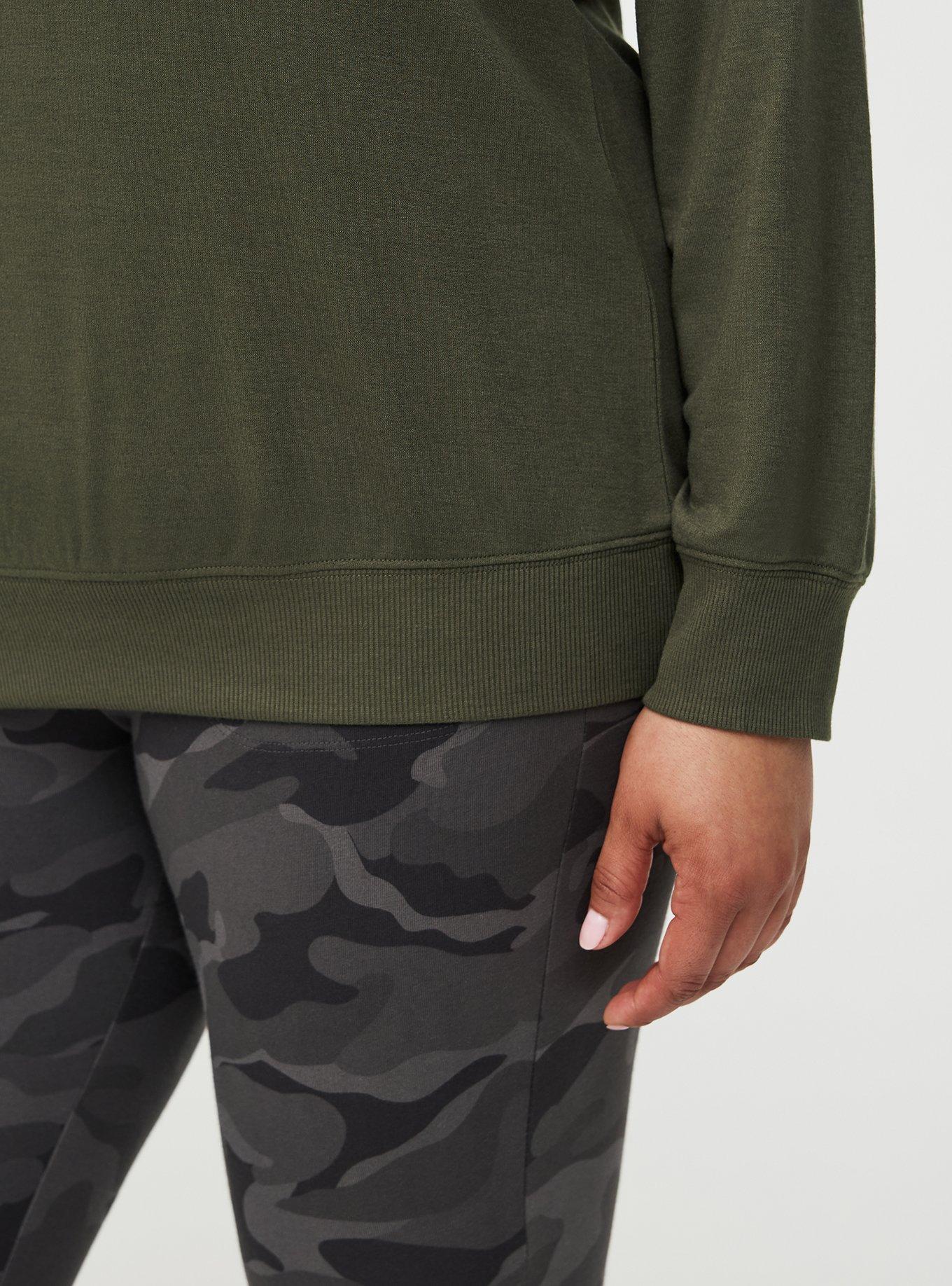 Callie Off-Shoulder Sweatshirt, DEEP DEPTHS, alternate