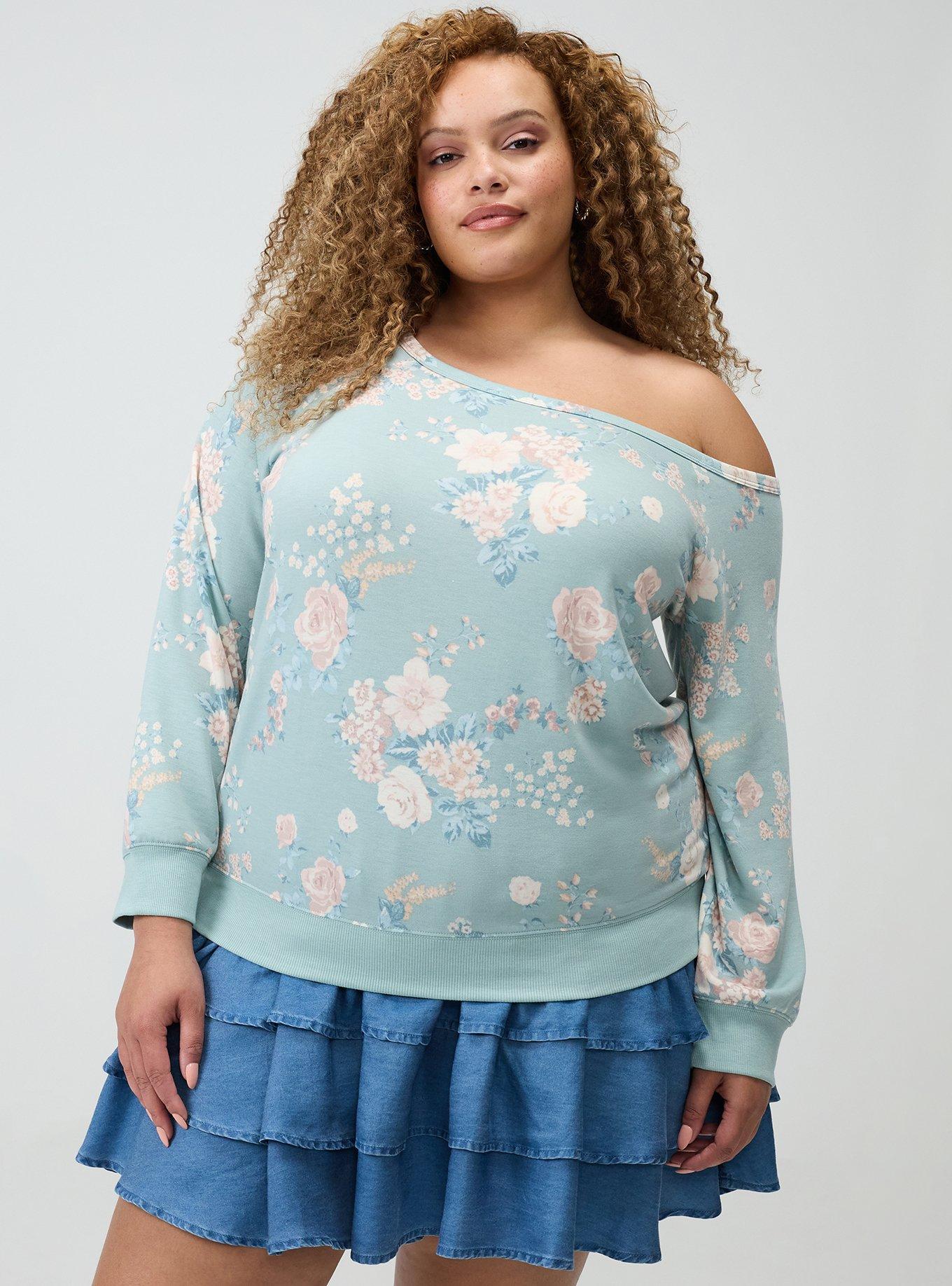 Callie Off-Shoulder Sweatshirt