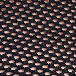 Nightfall Long Sleeve Fishnet Crop Top, DEEP BLACK, swatch