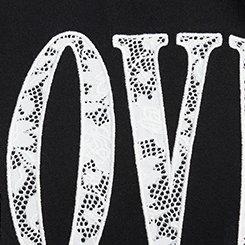 Relaxed Heritage Lace Graphic Tee, LOVE LACE DEEP BLACK, swatch