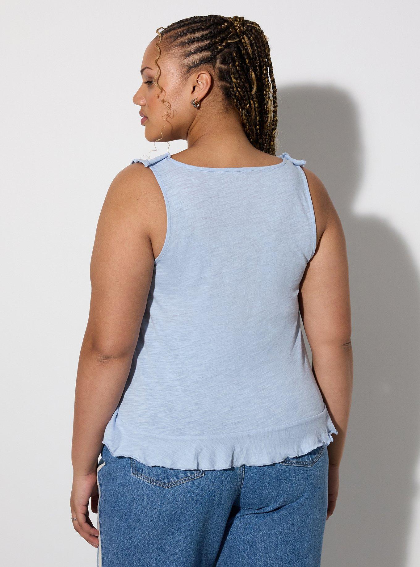 LoveSick Ruffle Tank, KENTUCKY BLUE, alternate