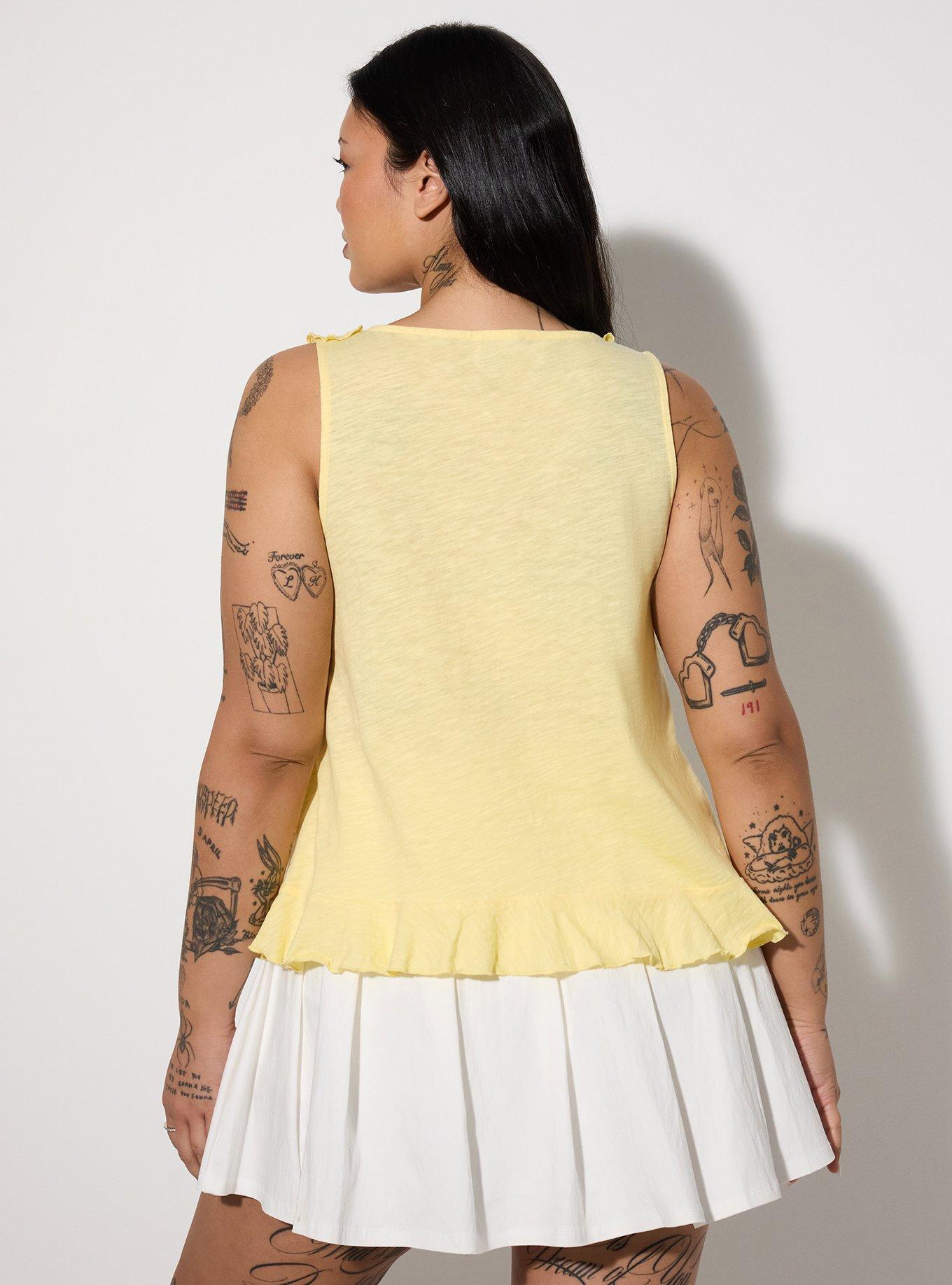 Plus Size - LoveSick Ruffle Tank - Torrid
