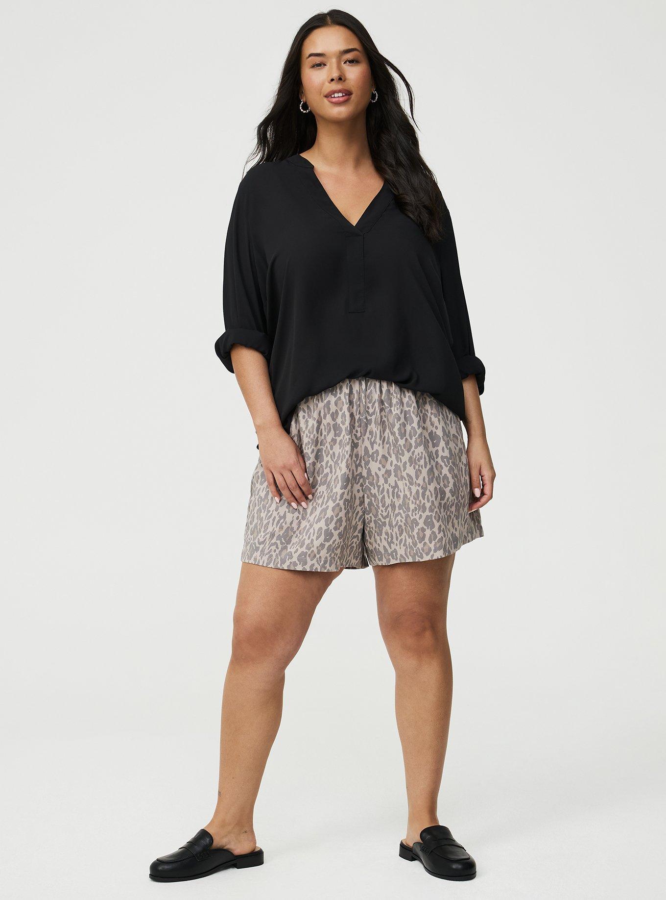 Georgette Tunic Blouse, DEEP BLACK, alternate