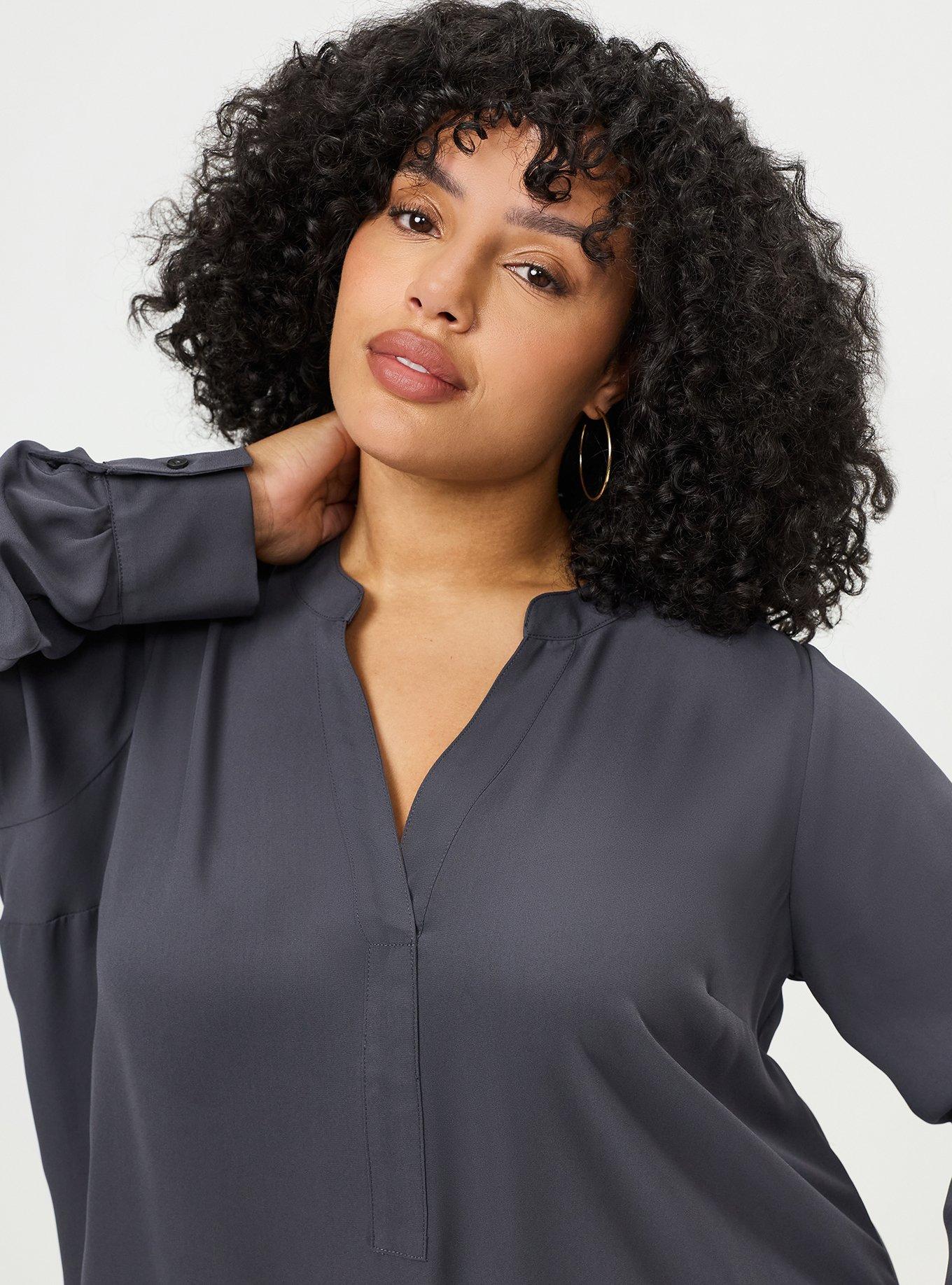 Georgette Tunic Blouse, PERISCOPE, alternate