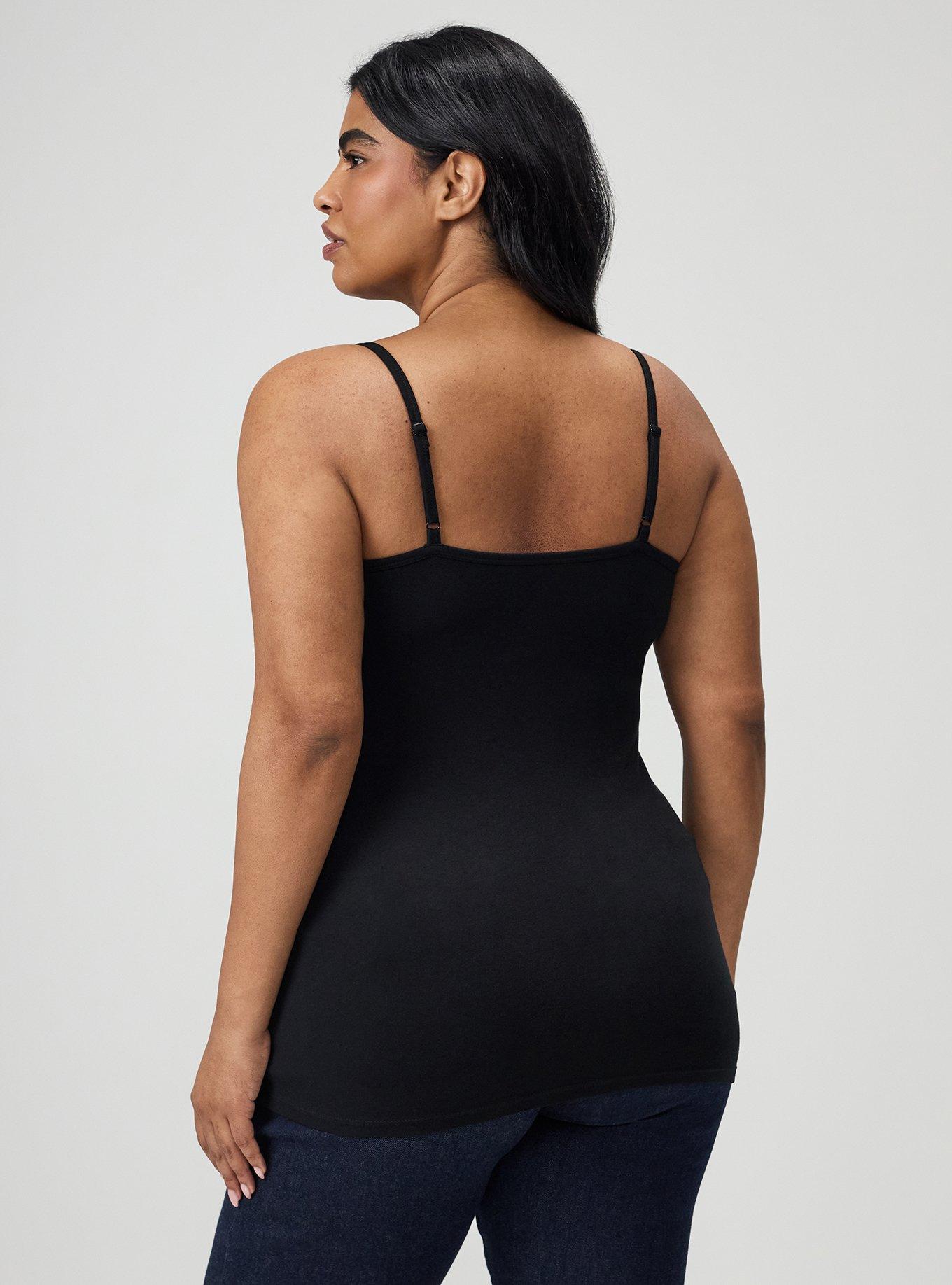 Foxy O-Ring Cami, DEEP BLACK, alternate