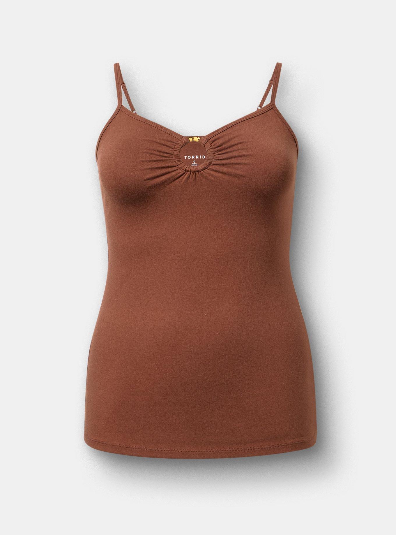 Foxy O-Ring Cami, CAPPUCCINO, hi-res