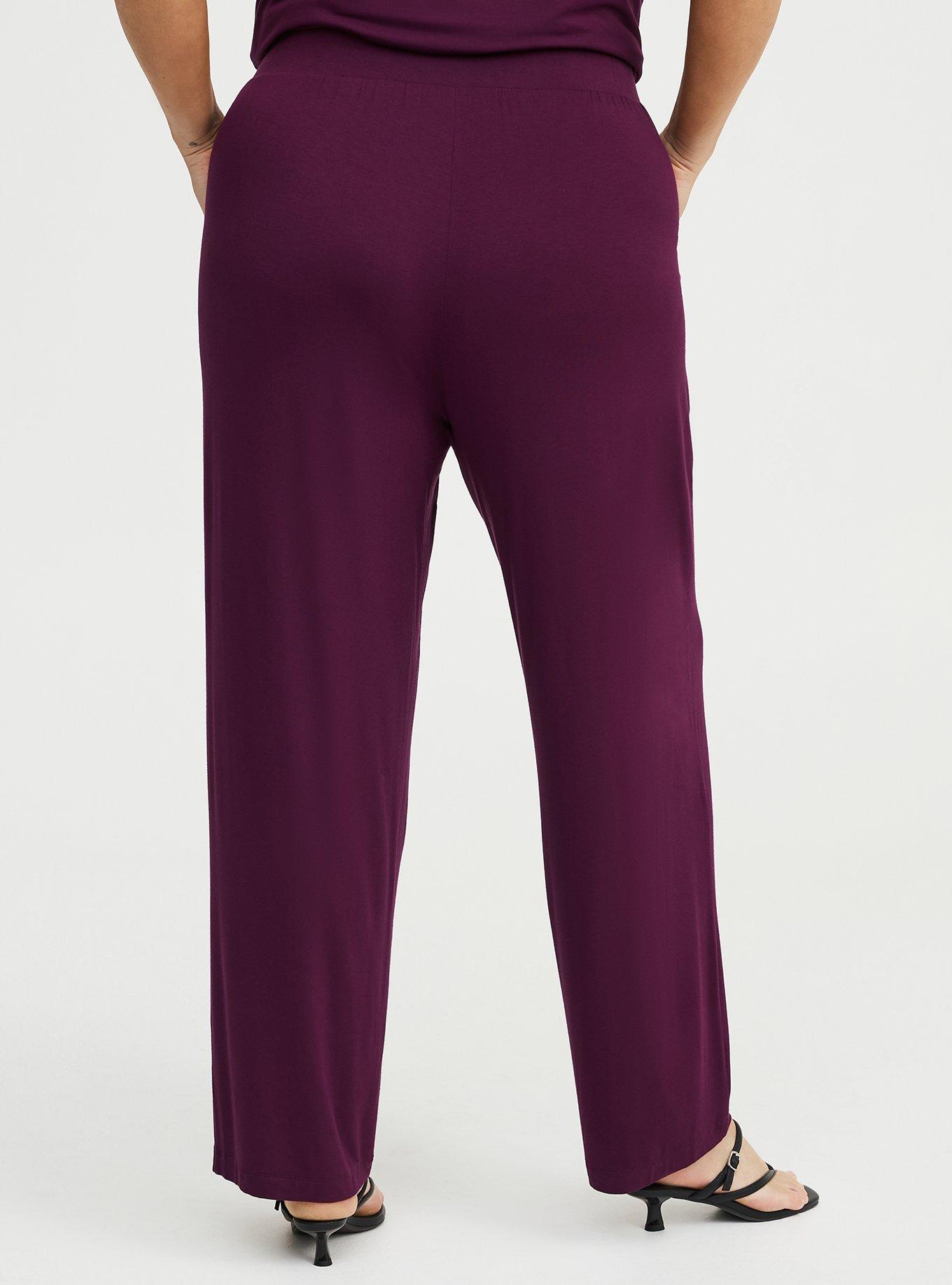 Super Soft Straight Leg Pant, POTENT PURPLE, alternate