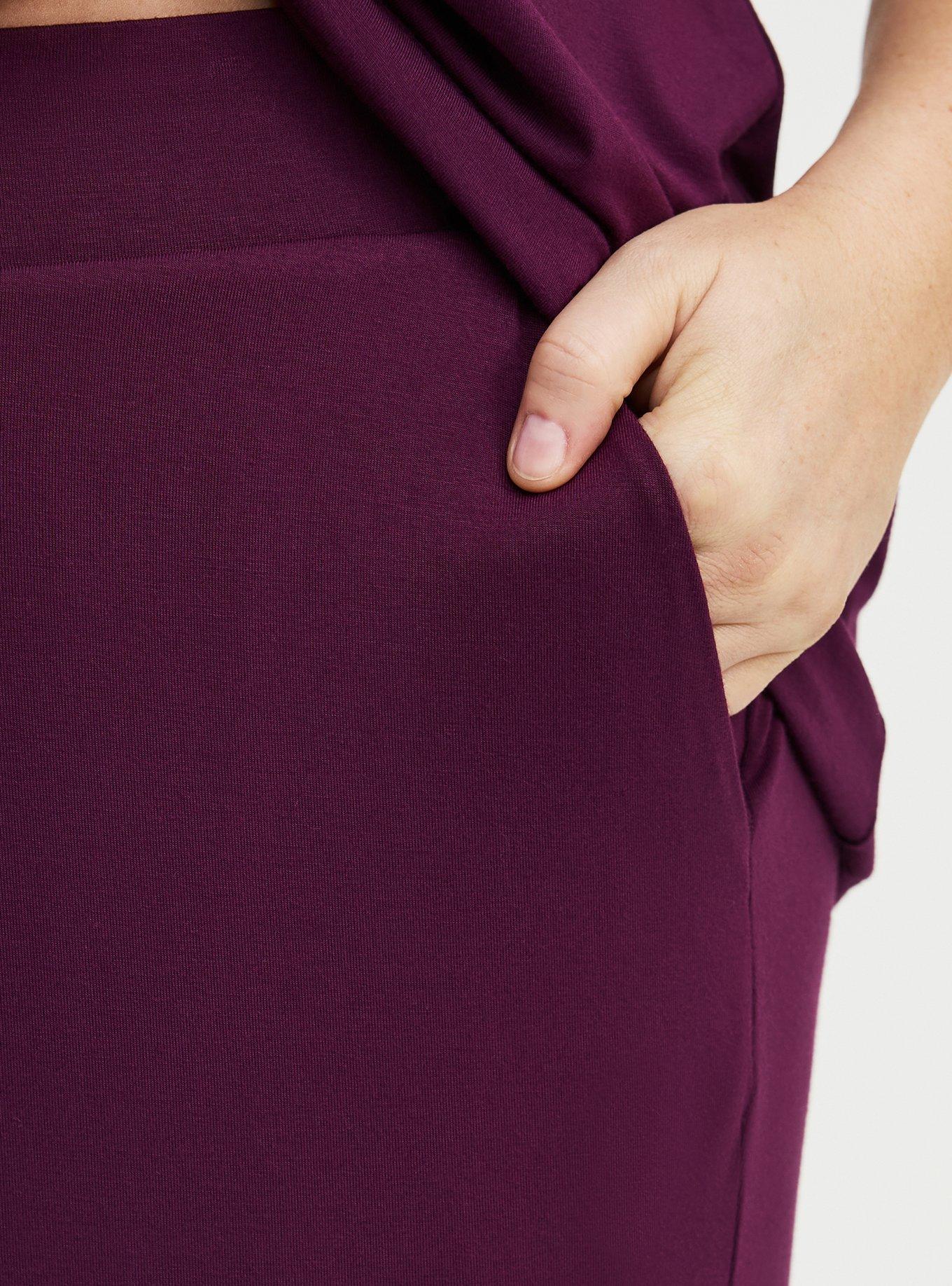 Super Soft Straight Leg Pant, POTENT PURPLE, alternate