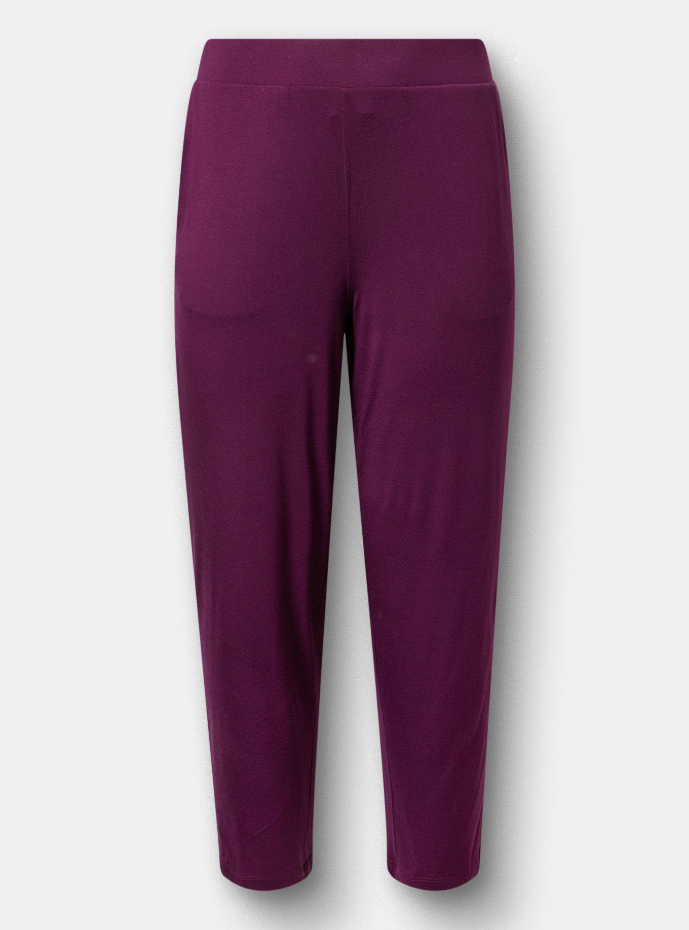 Super Soft Straight Leg Pant, POTENT PURPLE, hi-res