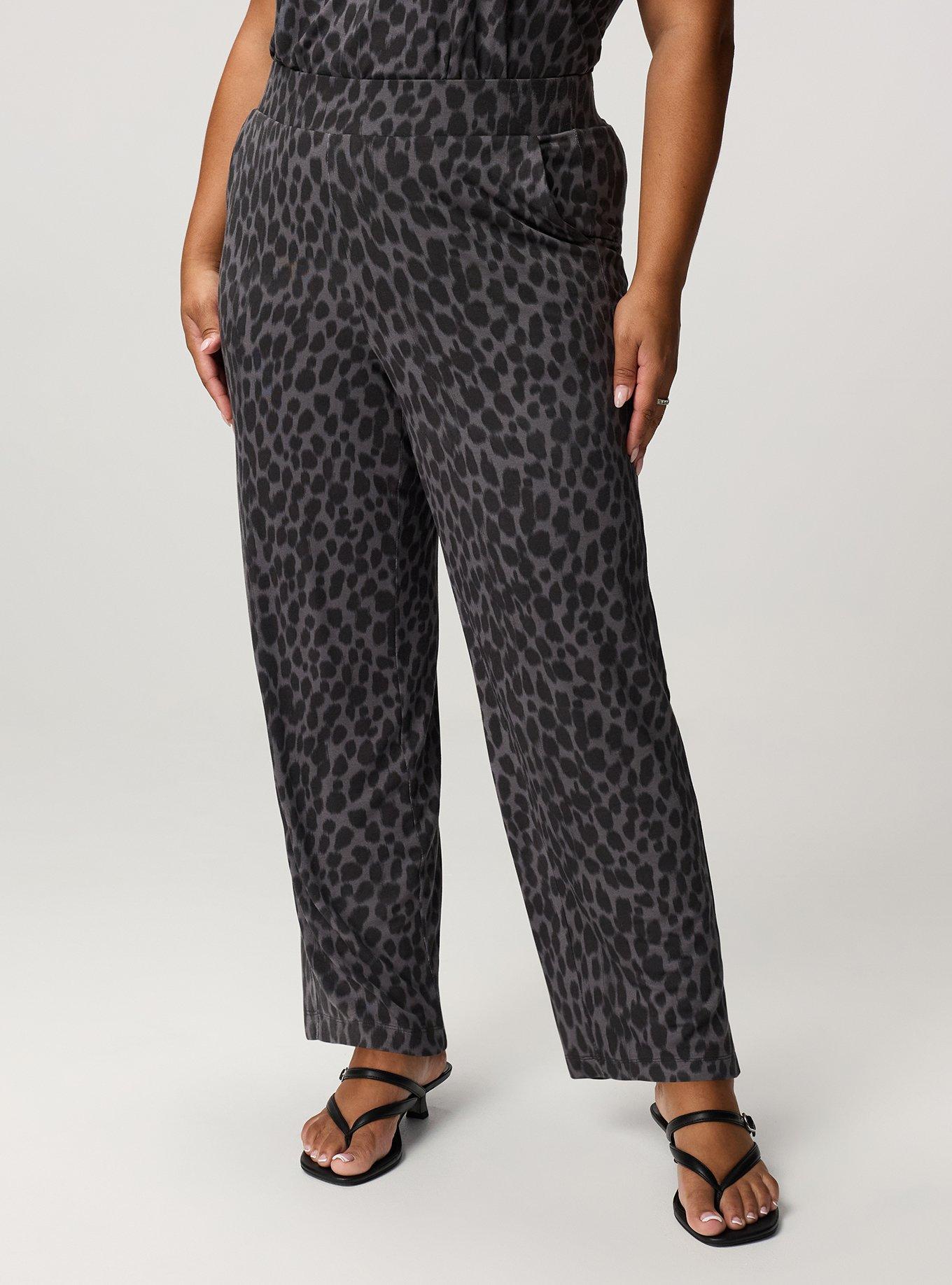 Super Soft Straight Leg Pant, IRL CHEETAH GREY, alternate
