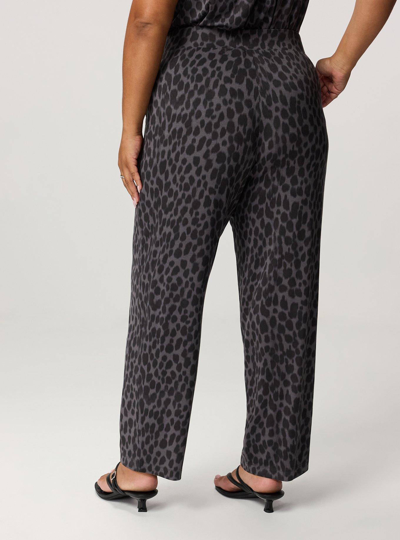 Super Soft Straight Leg Pant, IRL CHEETAH GREY, alternate