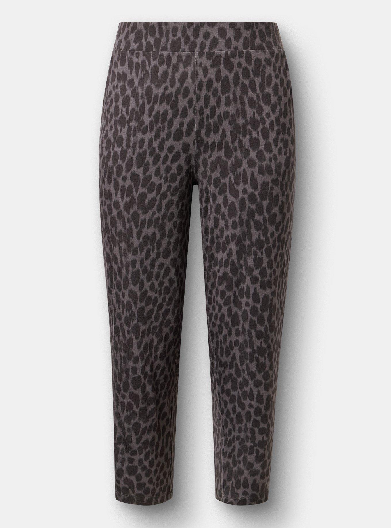 Super Soft Straight Leg Pant, IRL CHEETAH GREY, flat