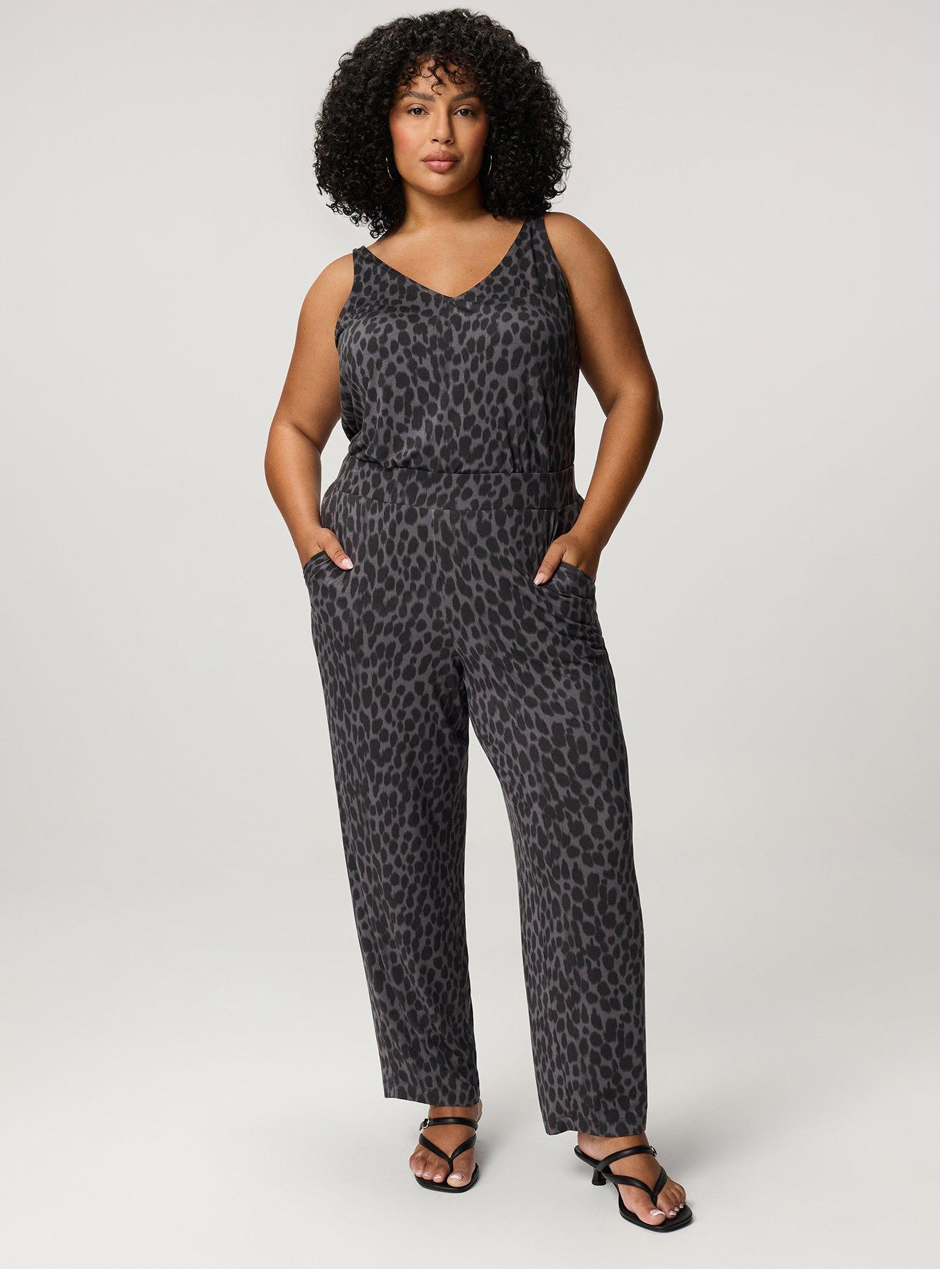 Super Soft Straight Leg Pant, IRL CHEETAH GREY, hi-res
