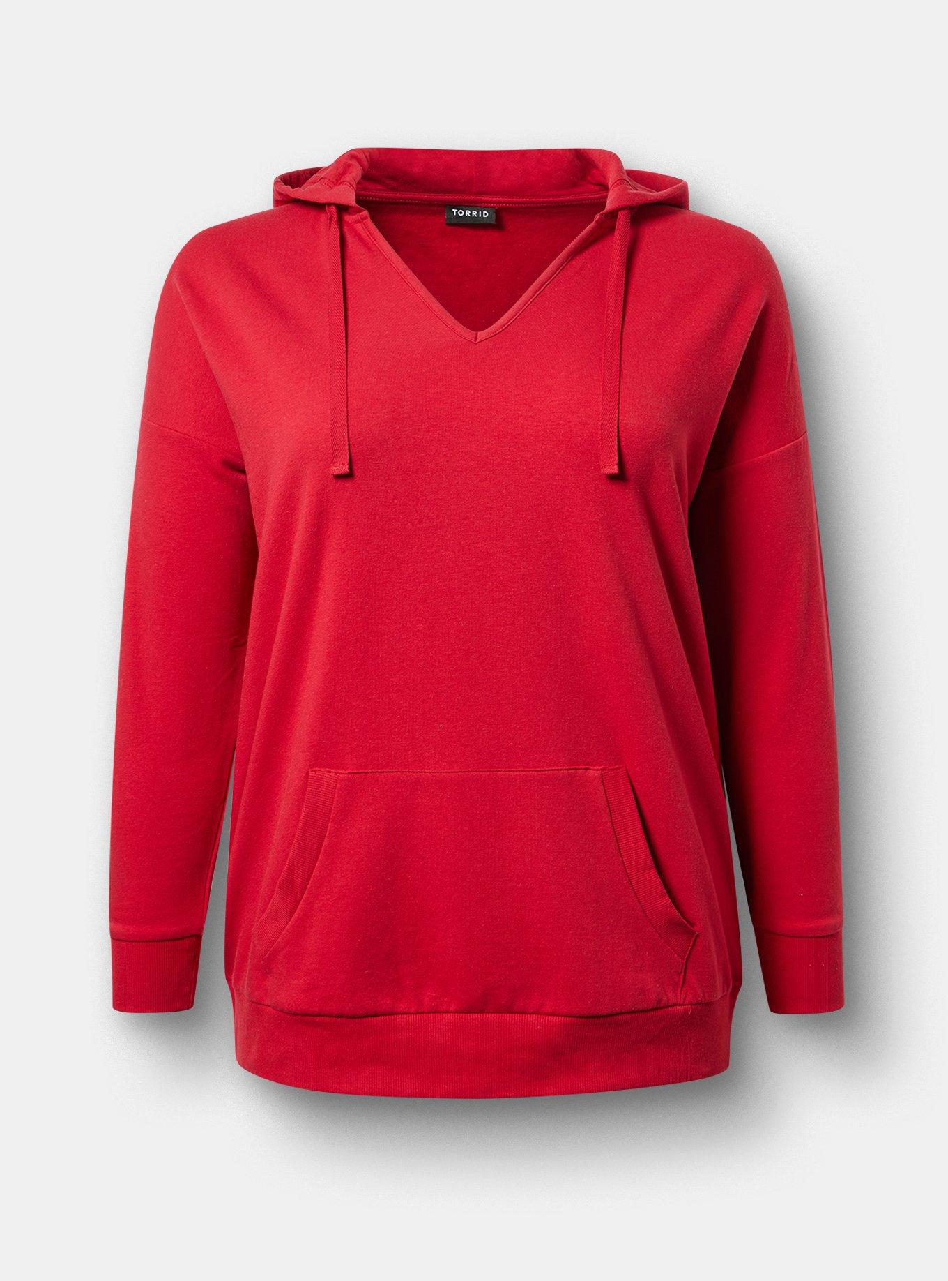 Super Soft Fleece Relaxed Hoodie, JESTER RED, hi-res