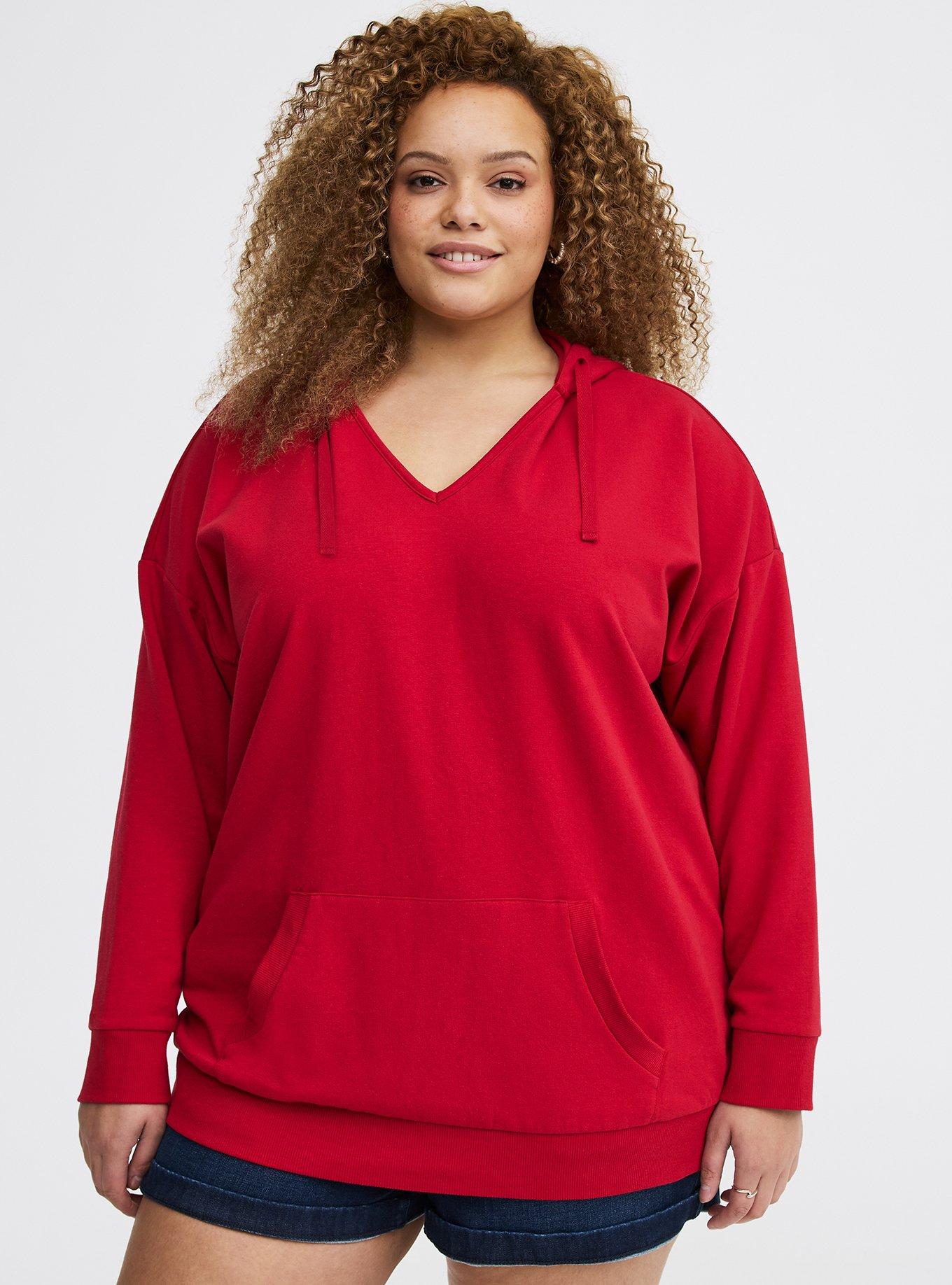 Super Soft Fleece Relaxed Hoodie, JESTER RED, hi-res