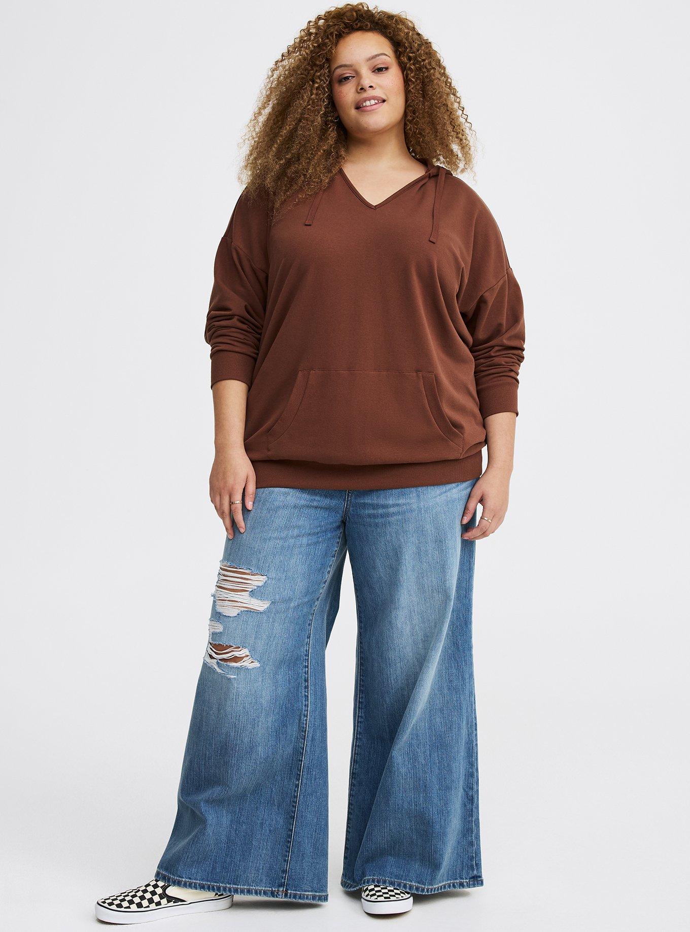 Super Soft Fleece Relaxed Hoodie, CAPPUCCINO, alternate