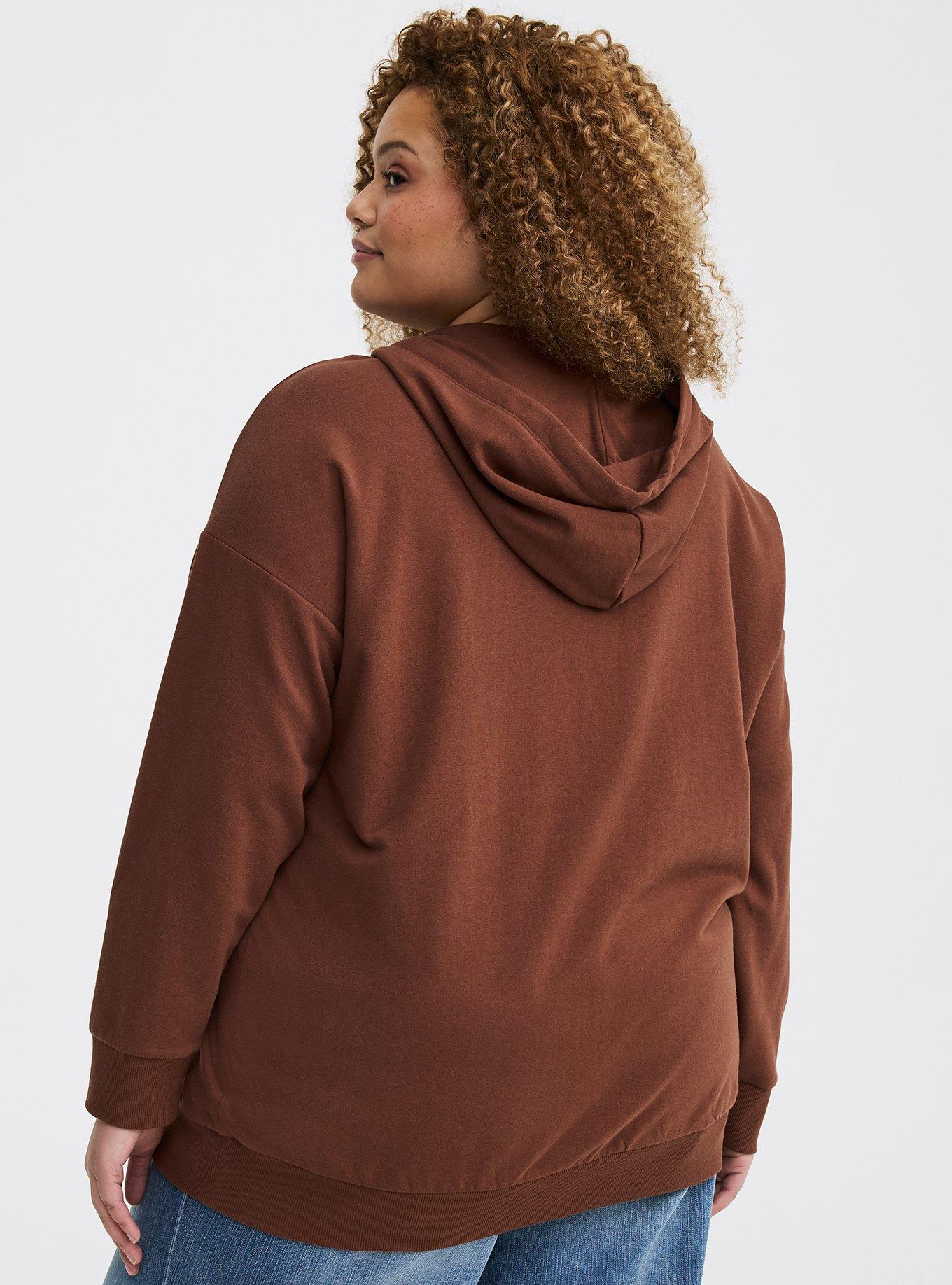 Super Soft Fleece Relaxed Hoodie, CAPPUCCINO, alternate