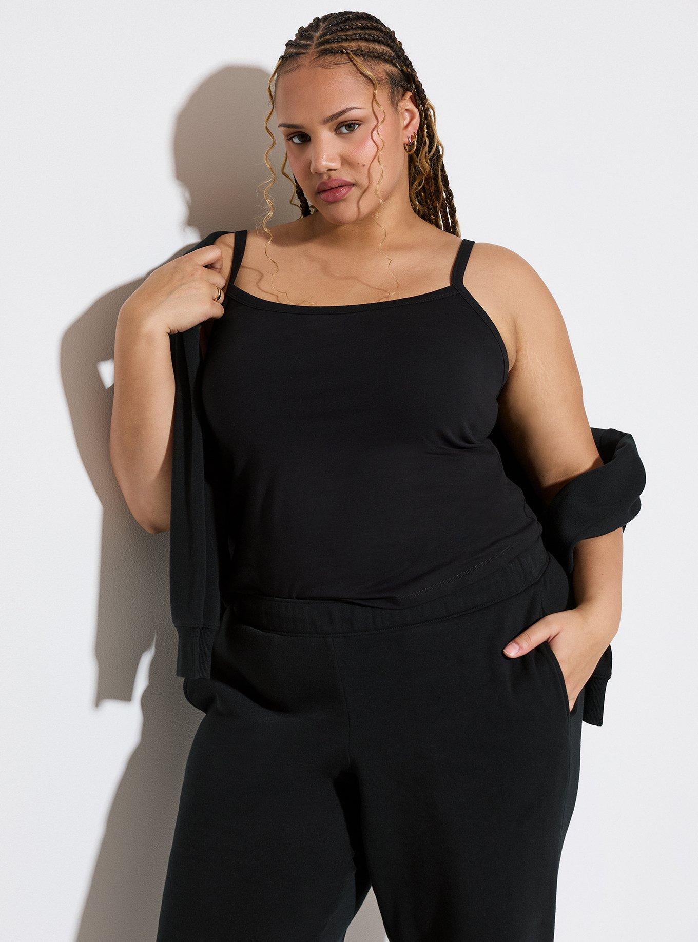 LoveSick Adjustable Cami, DEEP BLACK, alternate