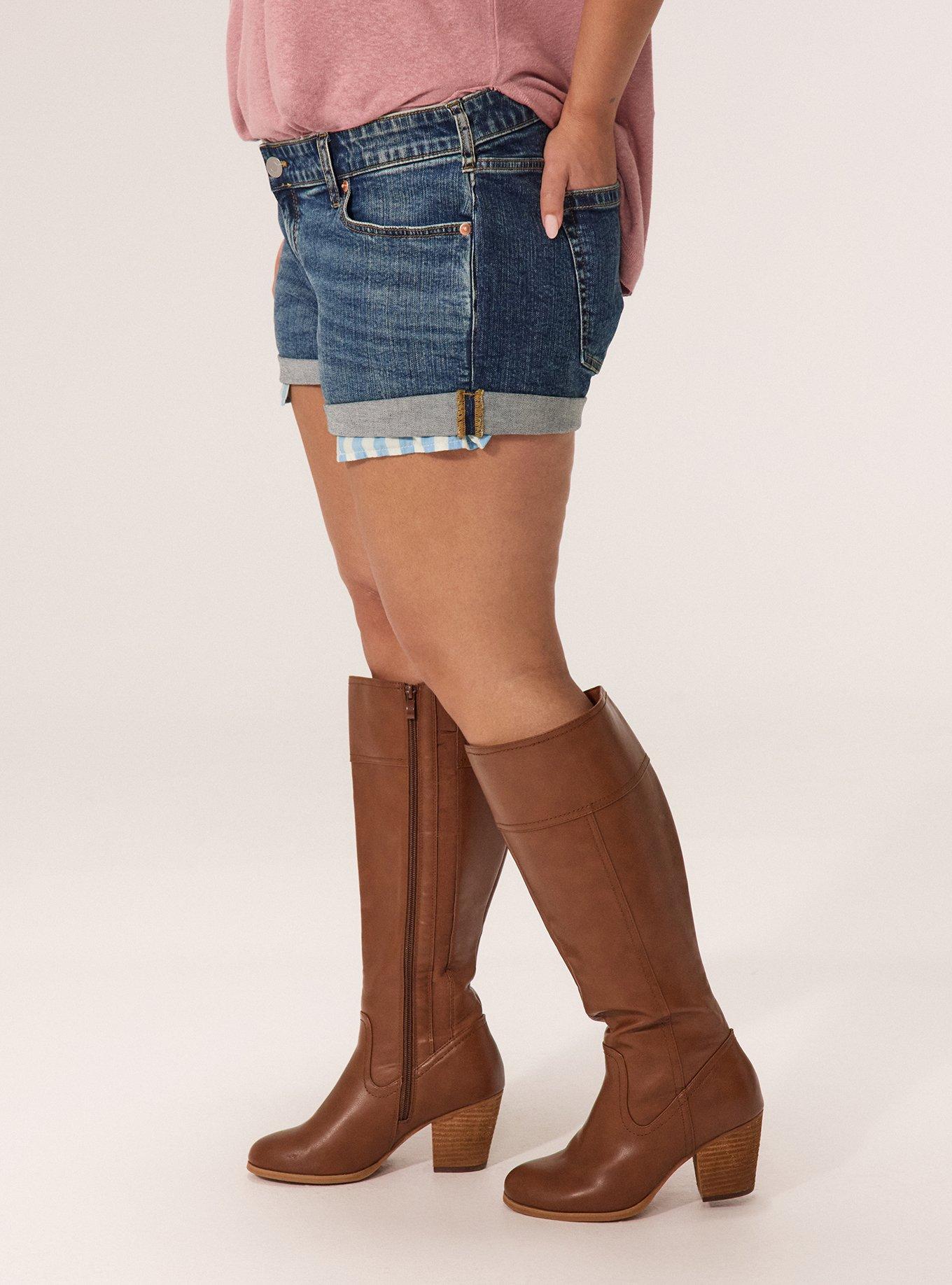 Festi Low-Rise Relaxed Denim Short, REAL MCCOY, alternate