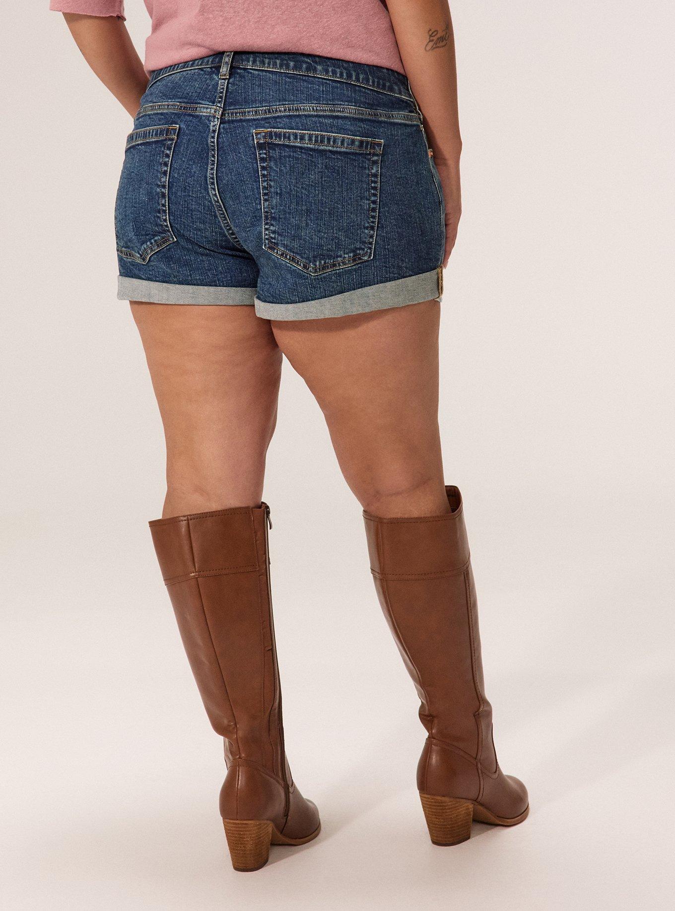 Festi Low-Rise Relaxed Denim Short, REAL MCCOY, alternate