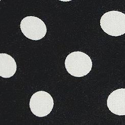 Retro Chic Pull-On Capri Pant, SOPHIA DOTS BLACK, swatch