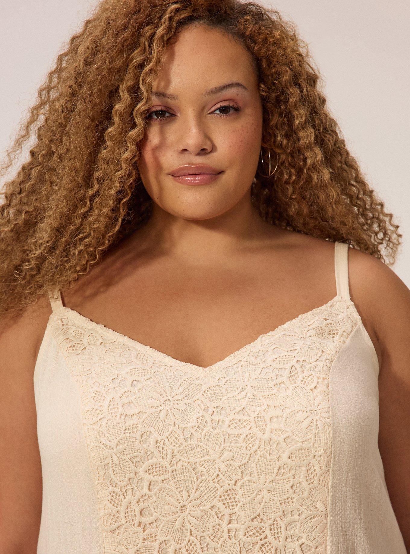 Festi Crochet Detail Drop Waist Mini Dress, SAND DOLLAR, alternate