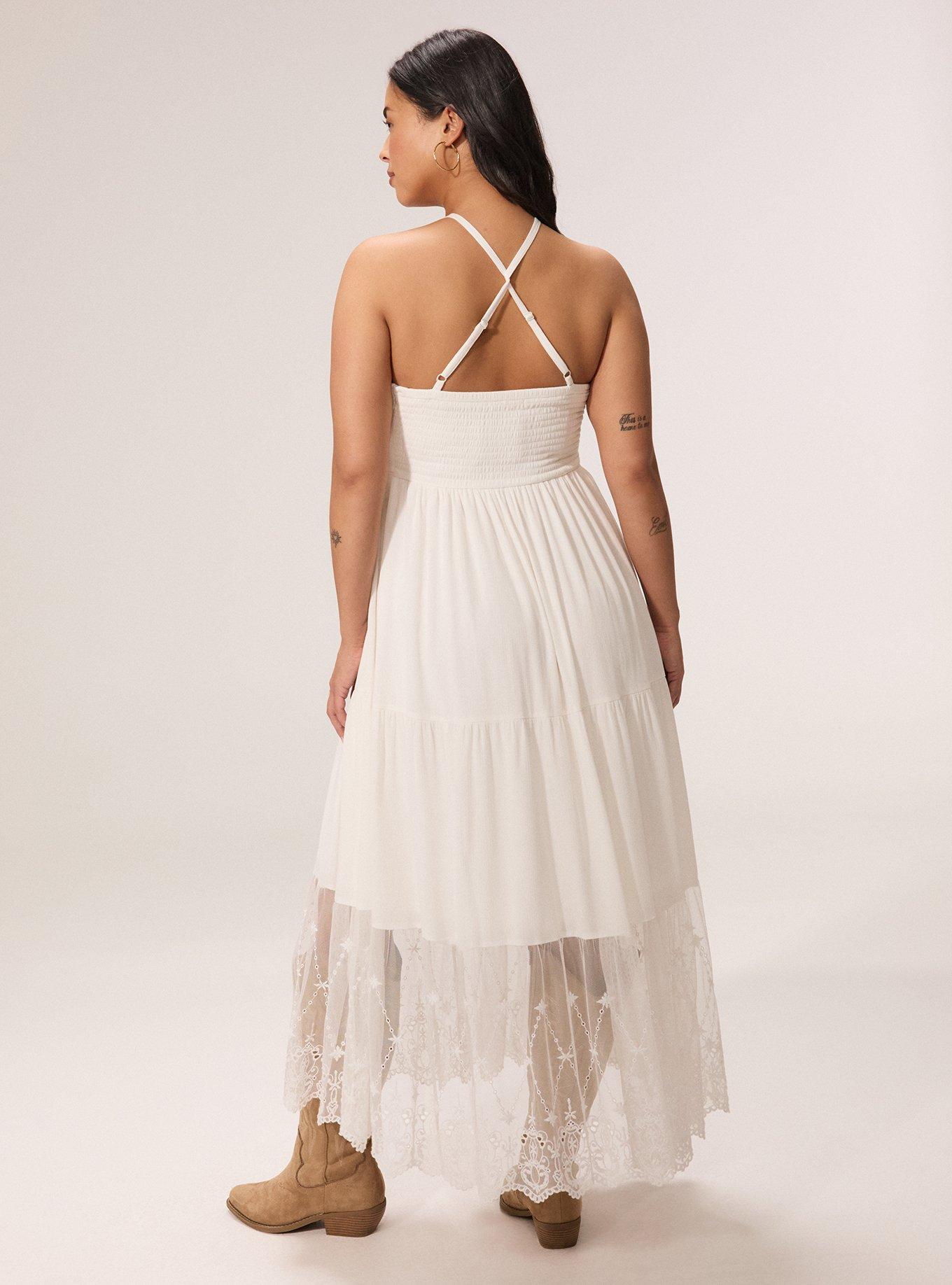 Festi Tiered Maxi Dress, BRIGHT WHITE, alternate