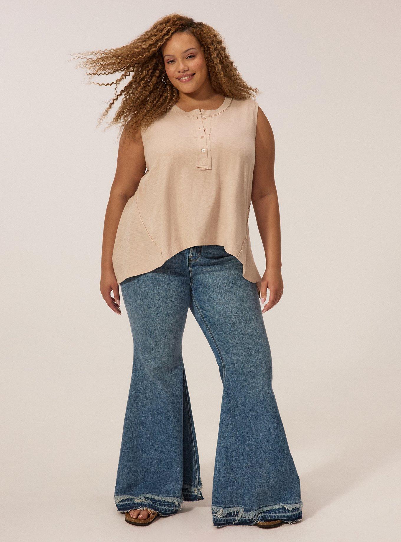 Festi Sharkbite Henley Tank, MUSHROOM, alternate