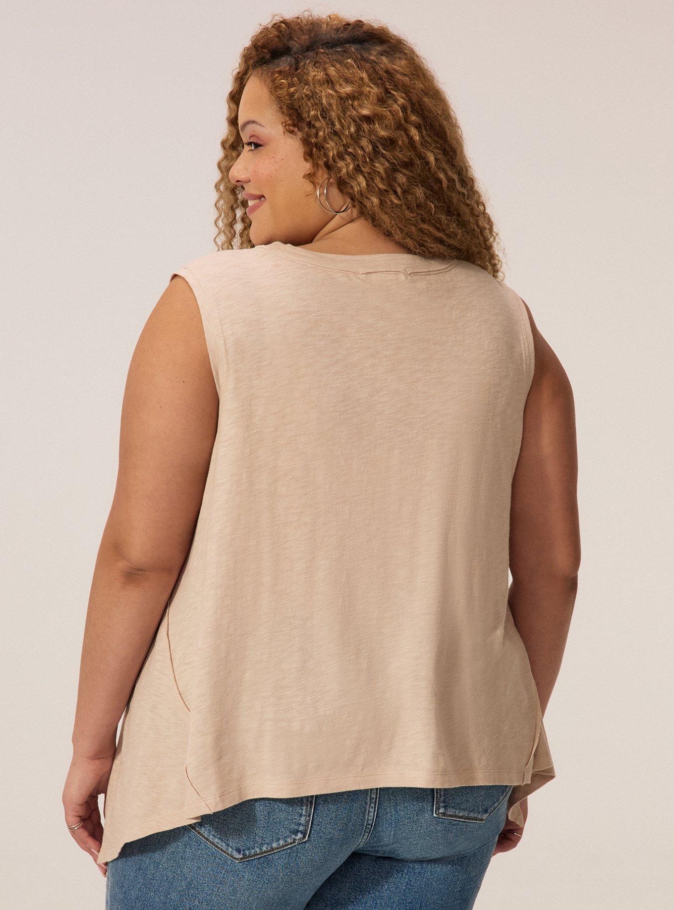 Festi Sharkbite Henley Tank, MUSHROOM, alternate