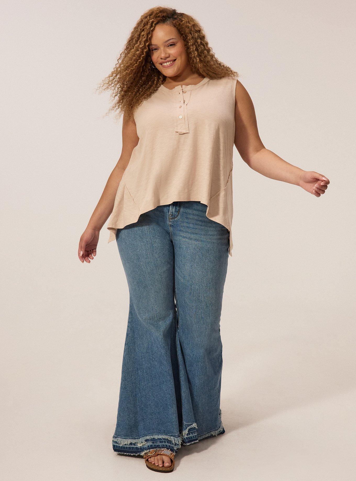 Festi Sharkbite Henley Tank, MUSHROOM, alternate