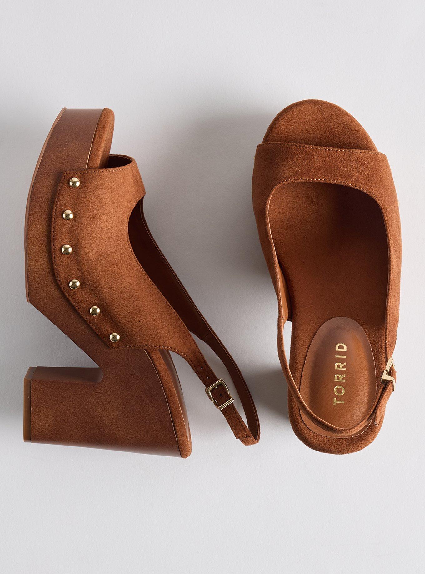Wood Slingback Heel (WW), COGNAC, hi-res