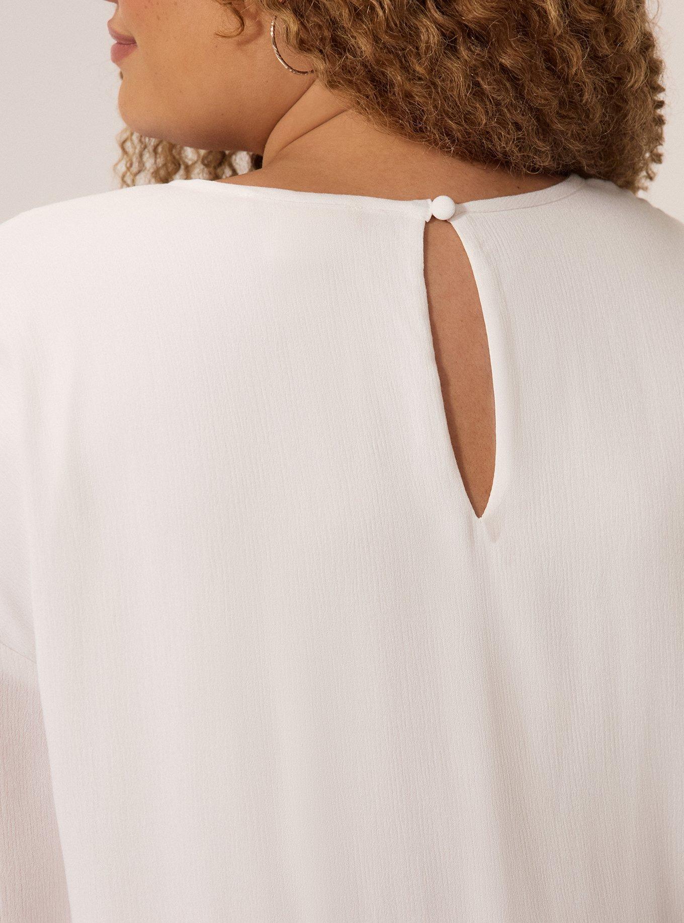 Festi Embroidered Drop Waist Mini Dress, BRIGHT WHITE, alternate