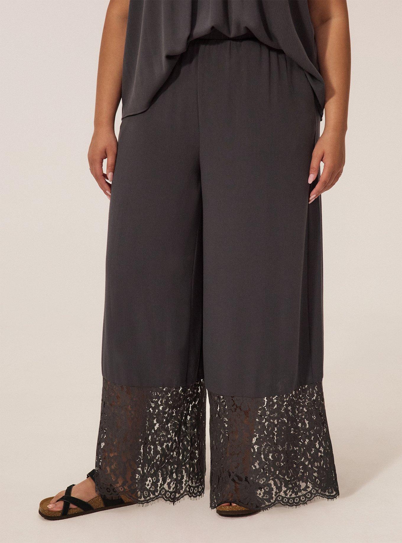 Festi Shirred Wide Leg Pant, PHANTOM, alternate