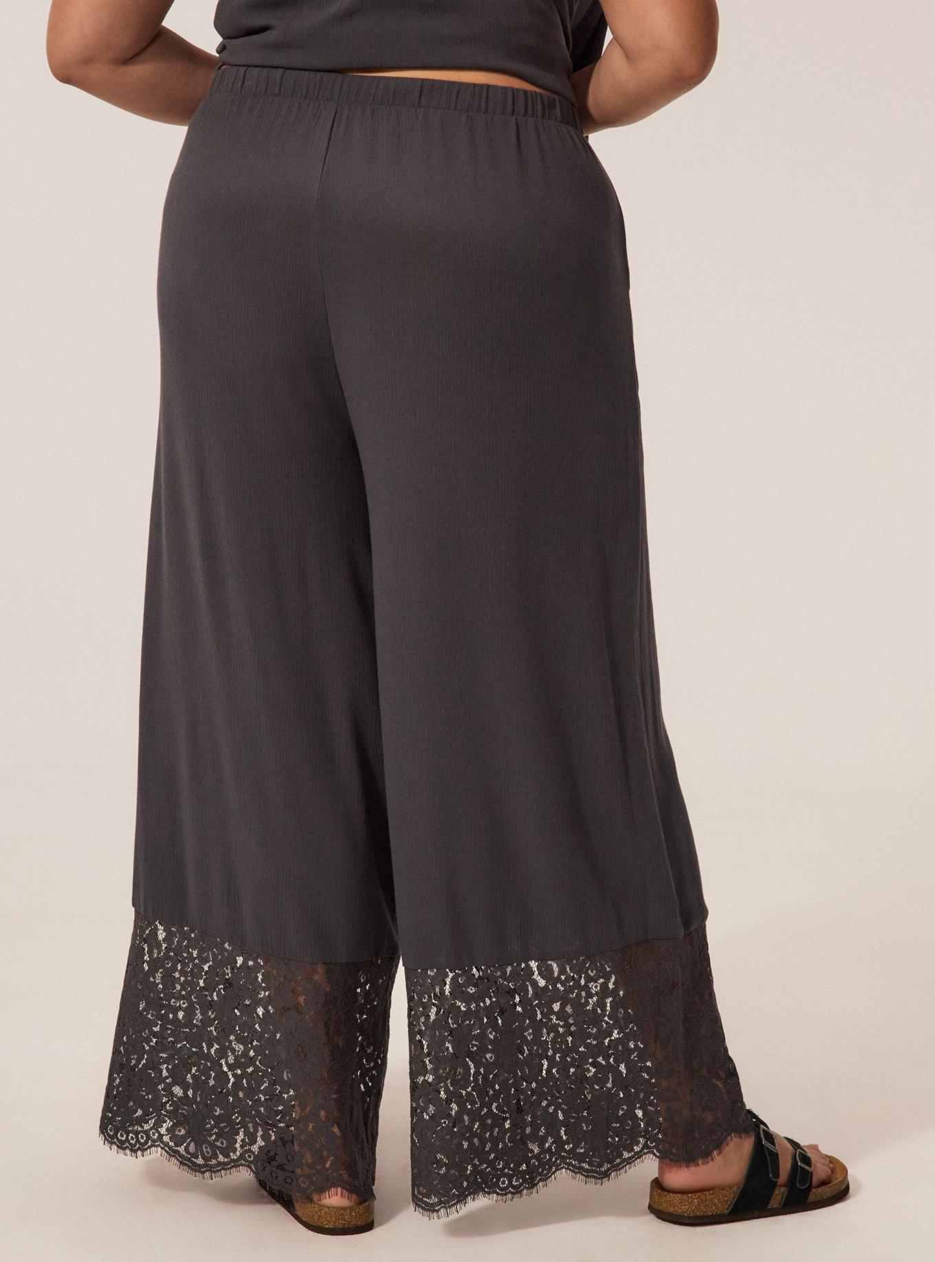 Festi Shirred Wide Leg Pant, PHANTOM, alternate