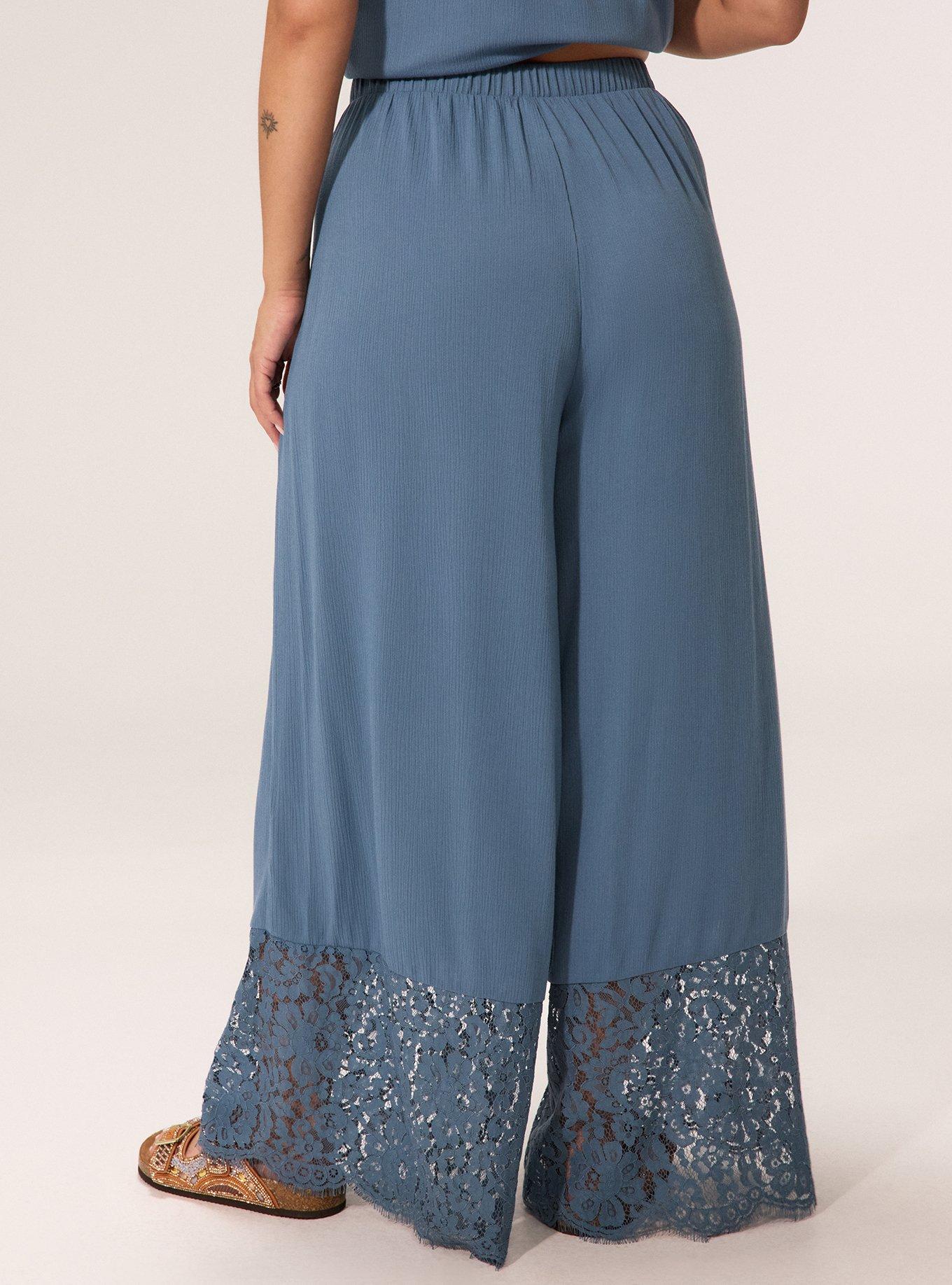 Festi Shirred Wide Leg Pant, BLUEFIN, alternate