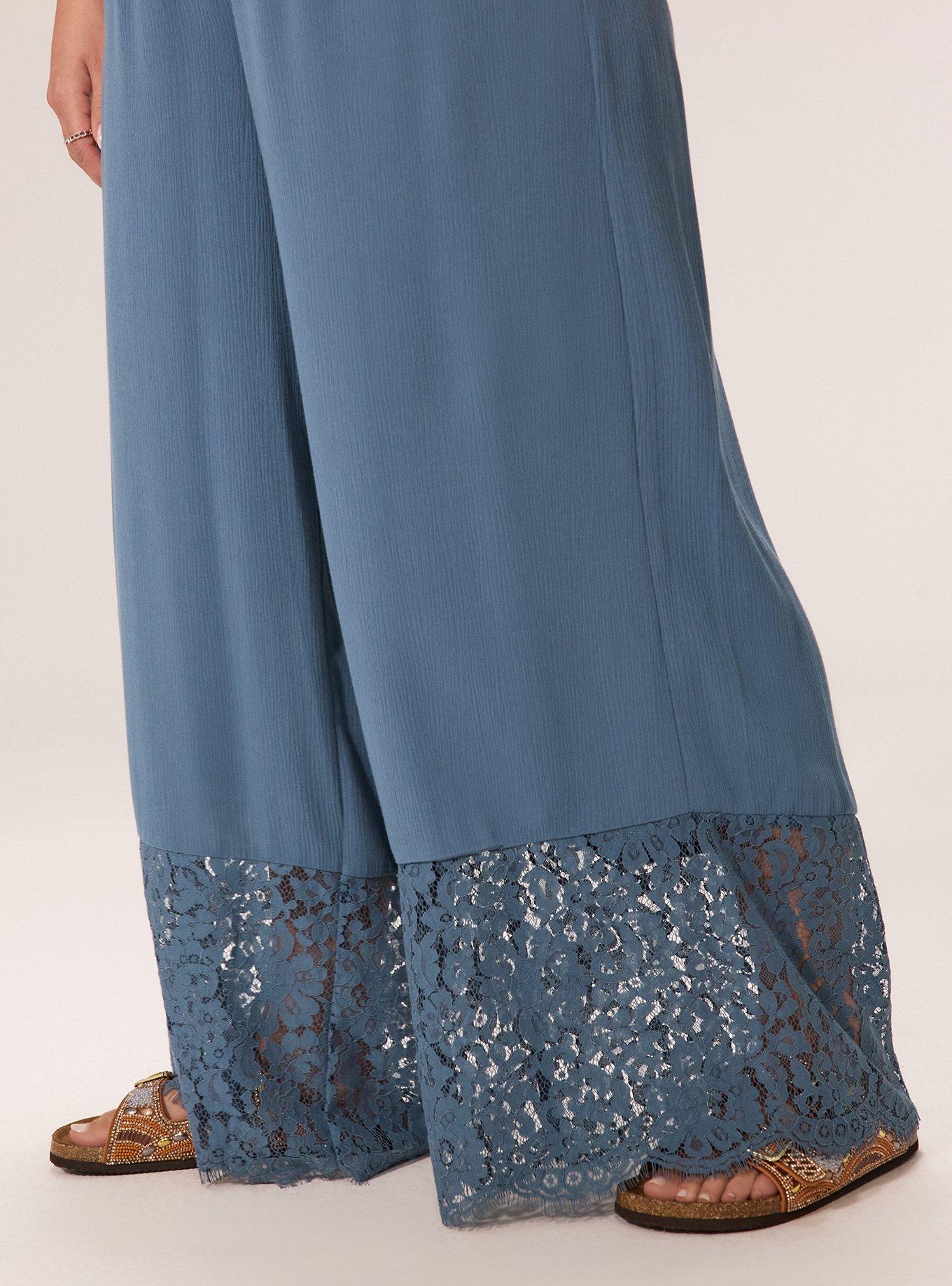 Festi Shirred Wide Leg Pant, BLUEFIN, alternate