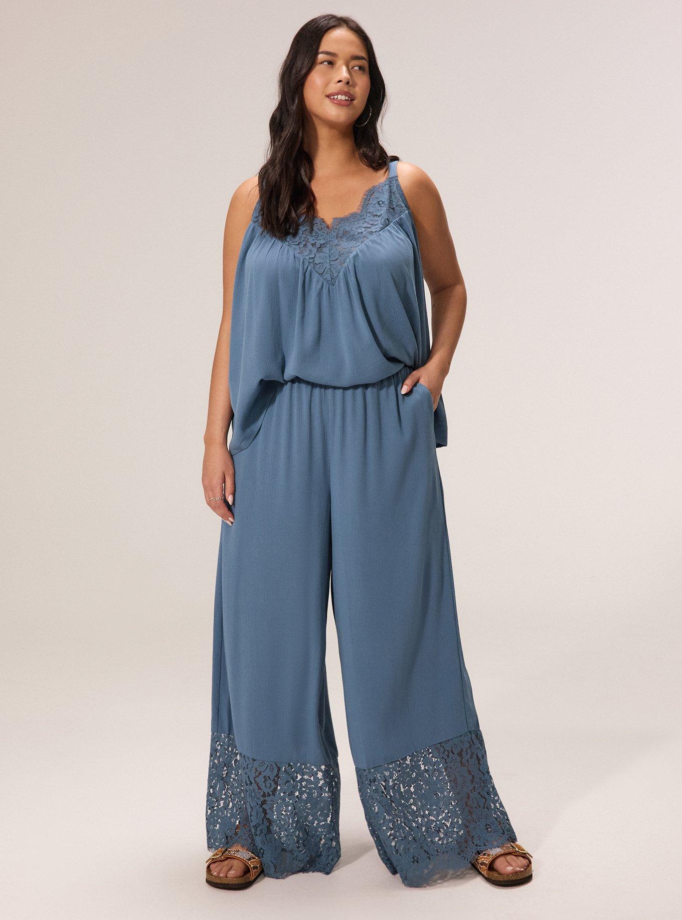 Festi Shirred Wide Leg Pant, BLUEFIN, hi-res