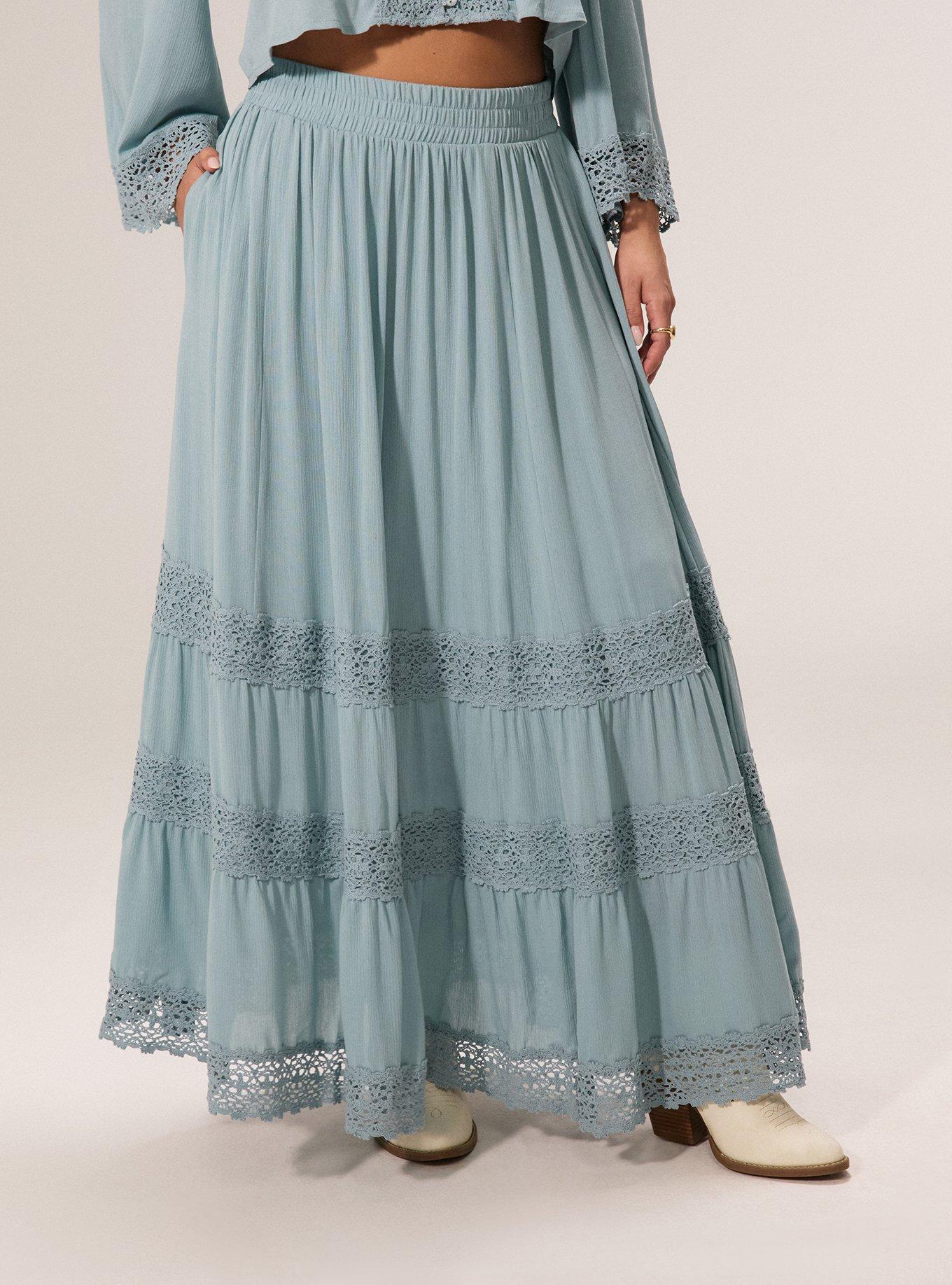 Festi Tiered Maxi Skirt, ARONA, alternate