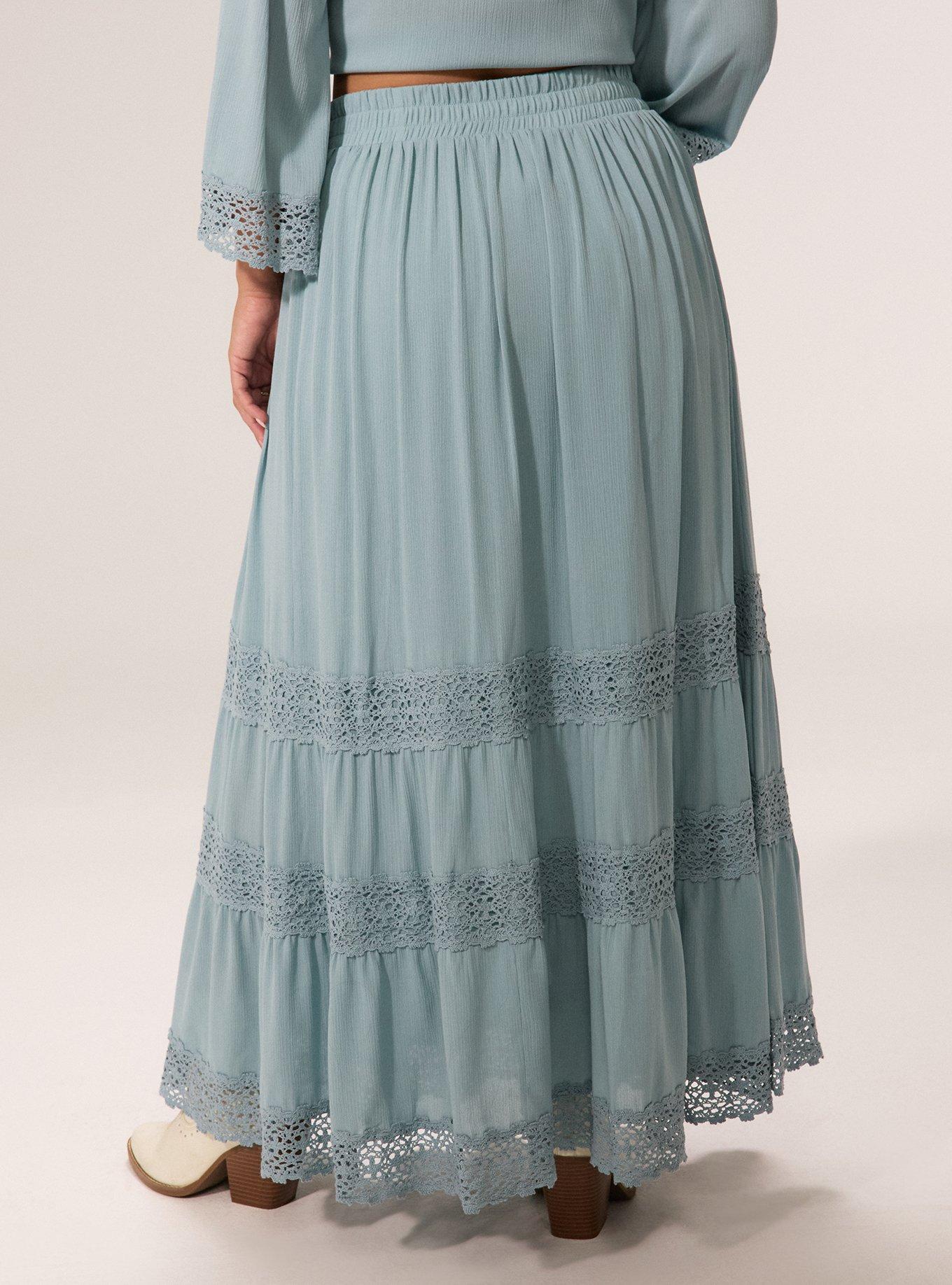 Festi Tiered Maxi Skirt, ARONA, alternate